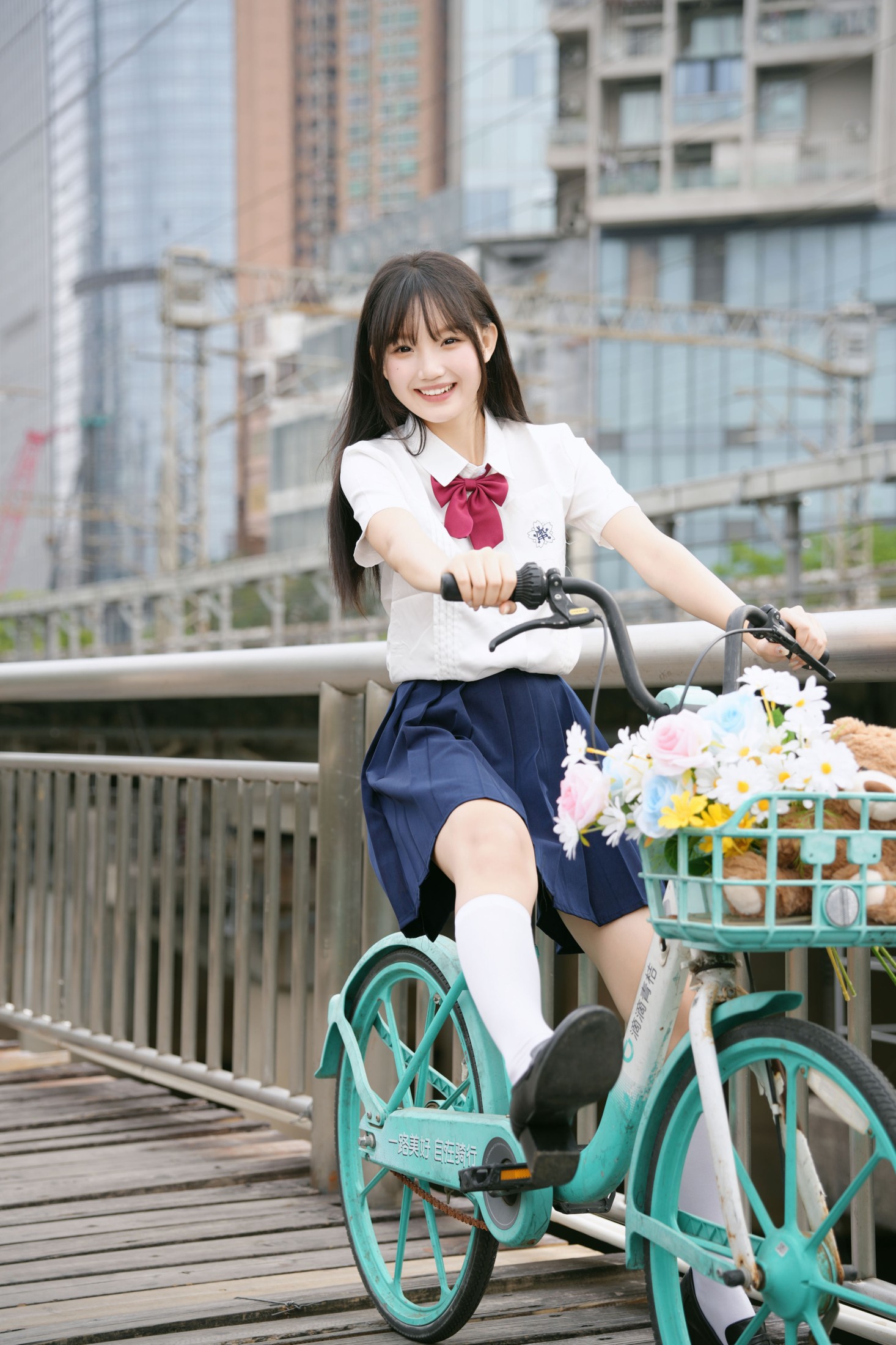 《自行车可爱jk少女》[13P] 插图2