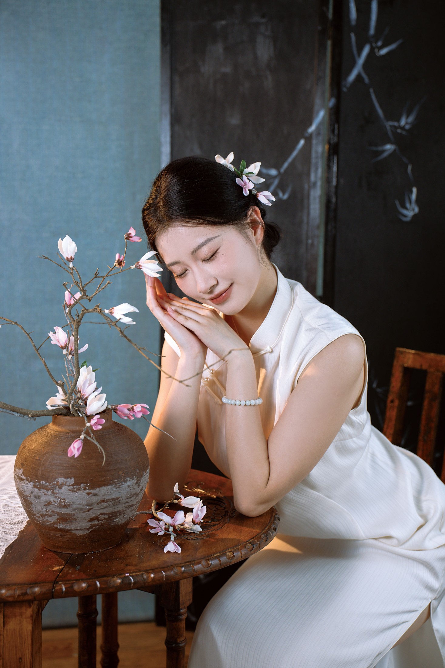 《夏日寄晴温柔旗袍》[12P] 插图3