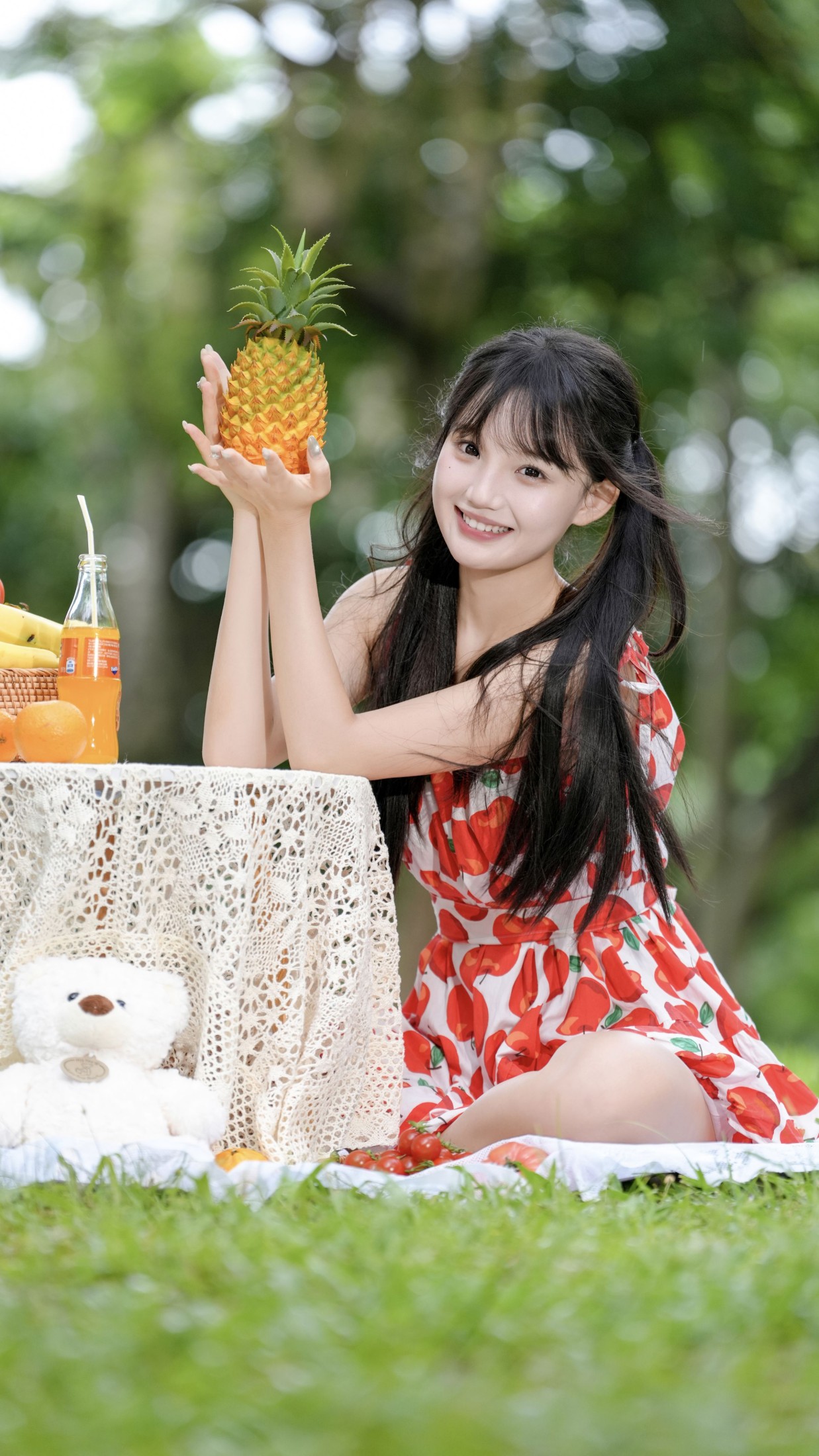 《夏日多巴胺 | 草地野餐》[19P]-66COS
