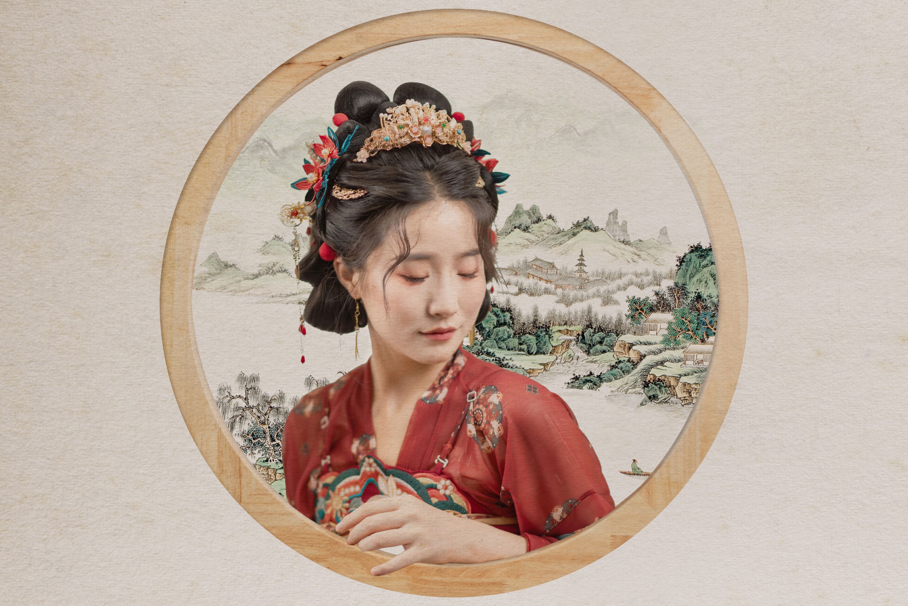《汉服工笔画》[10P] 插图4