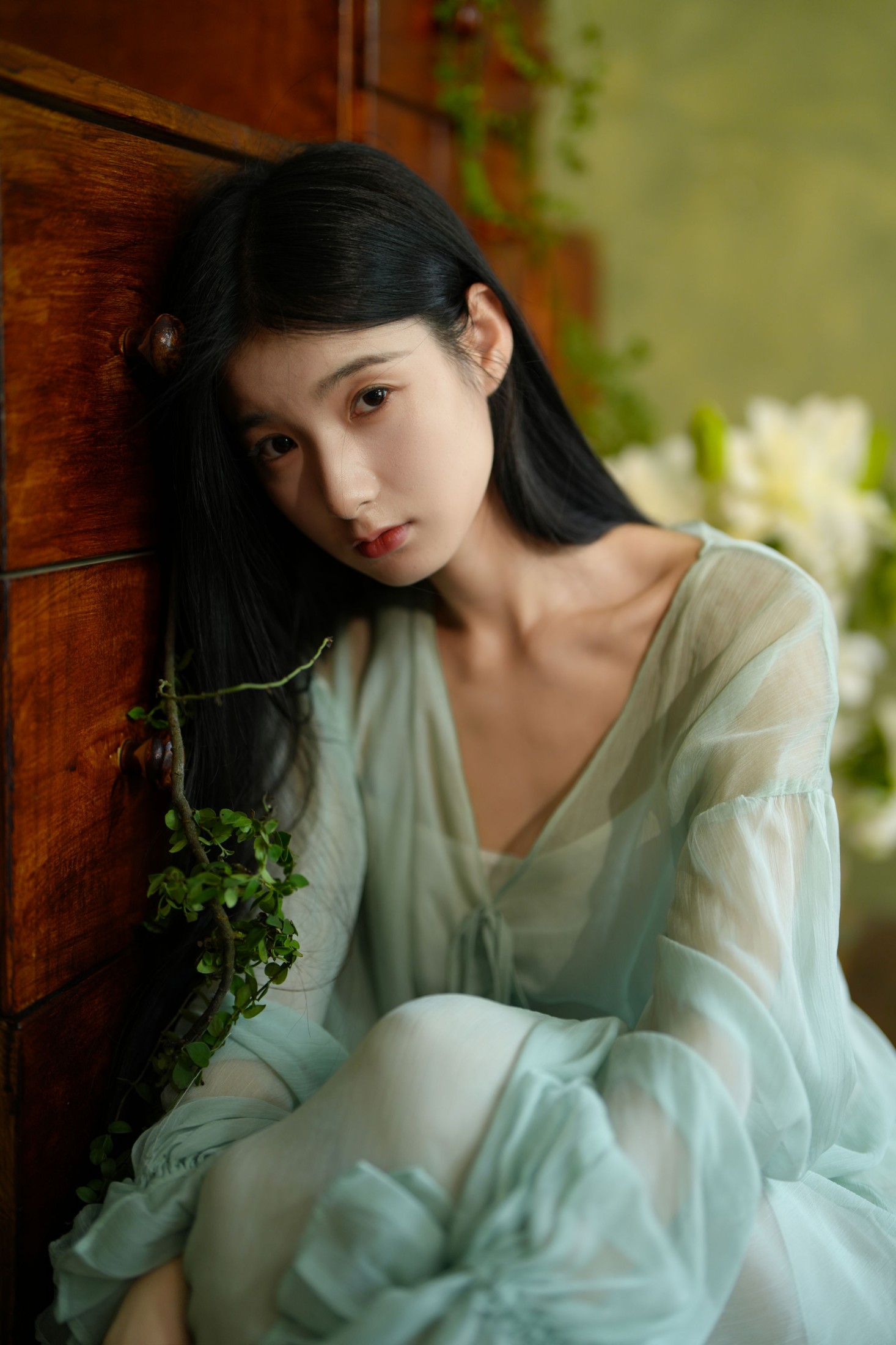 《青裙百合花少女》[25P]-66COS