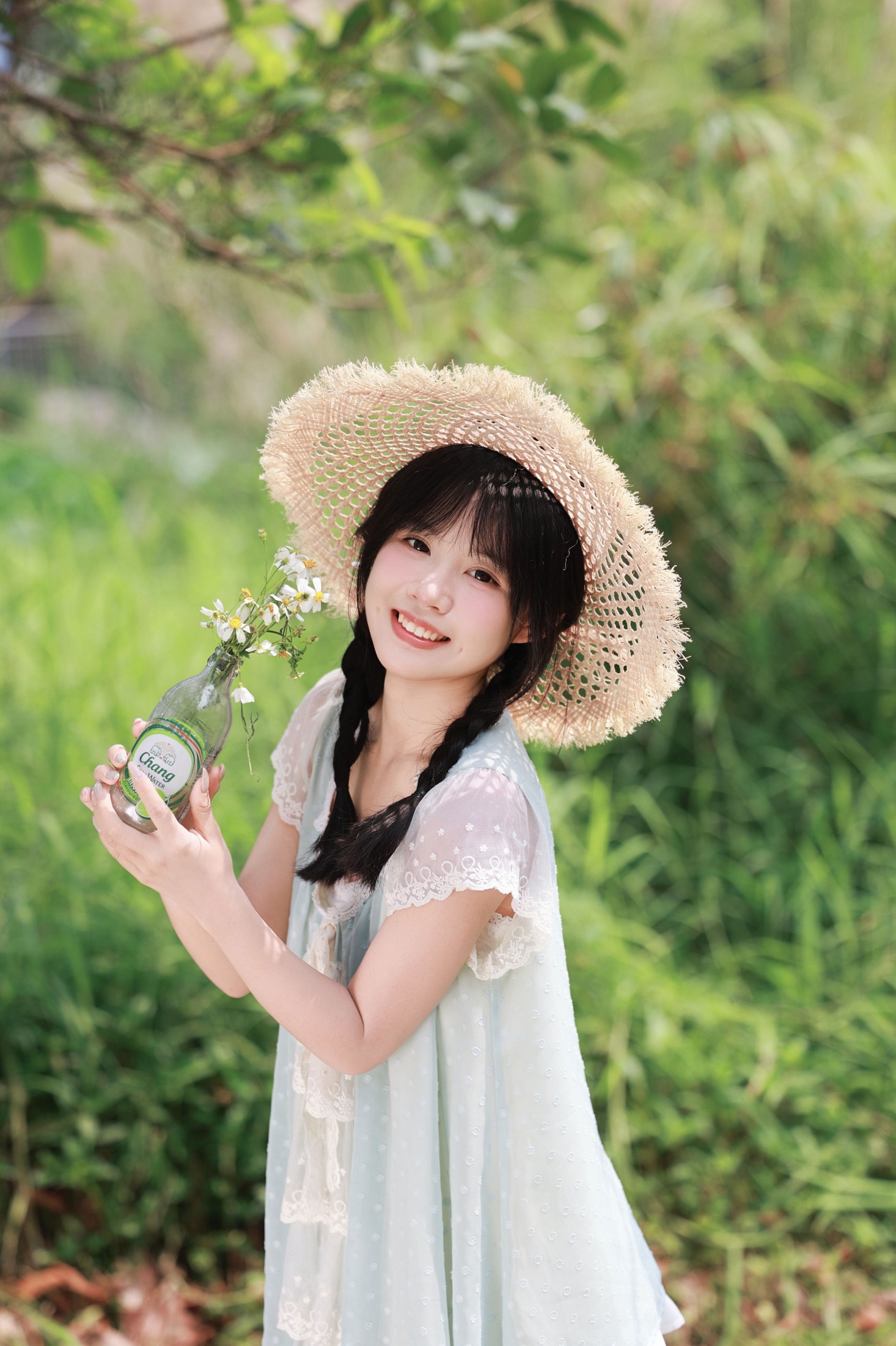 《闯入夏日草地，做个无忧无虑的少女》[9P]-66COS