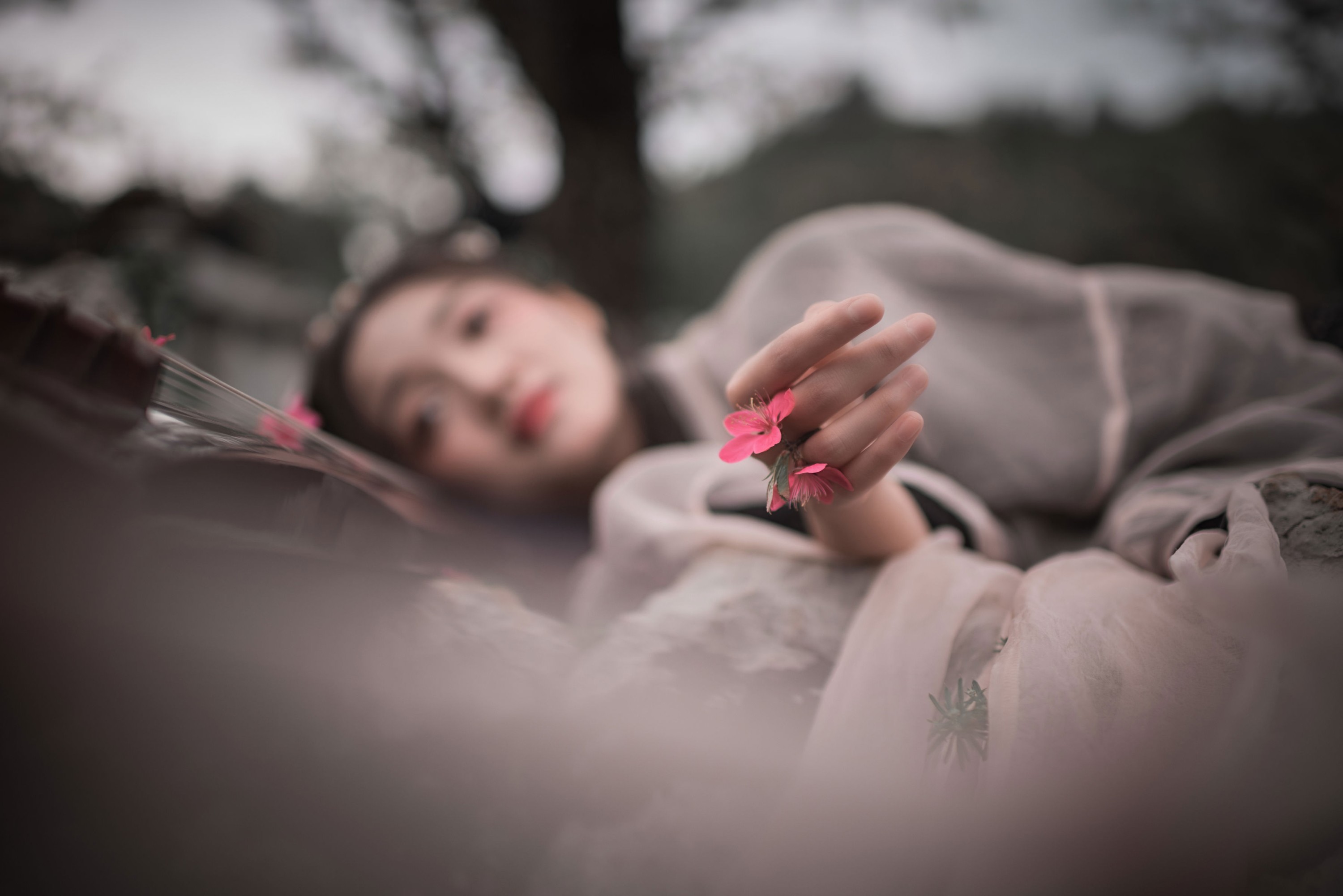 《落花枕琴，醉卧山林》[11P]-66COS