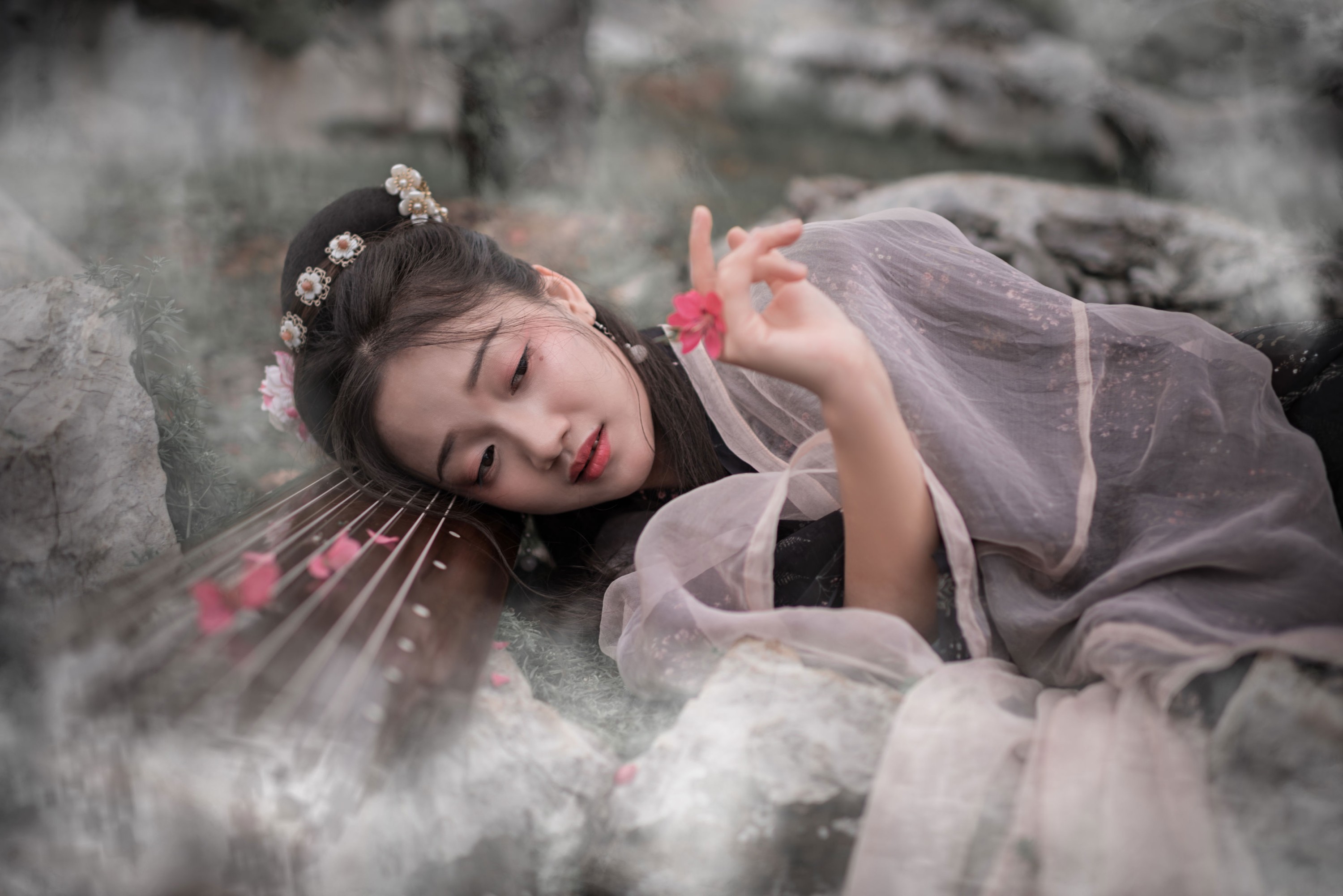 《落花枕琴，醉卧山林》[11P] 插图3