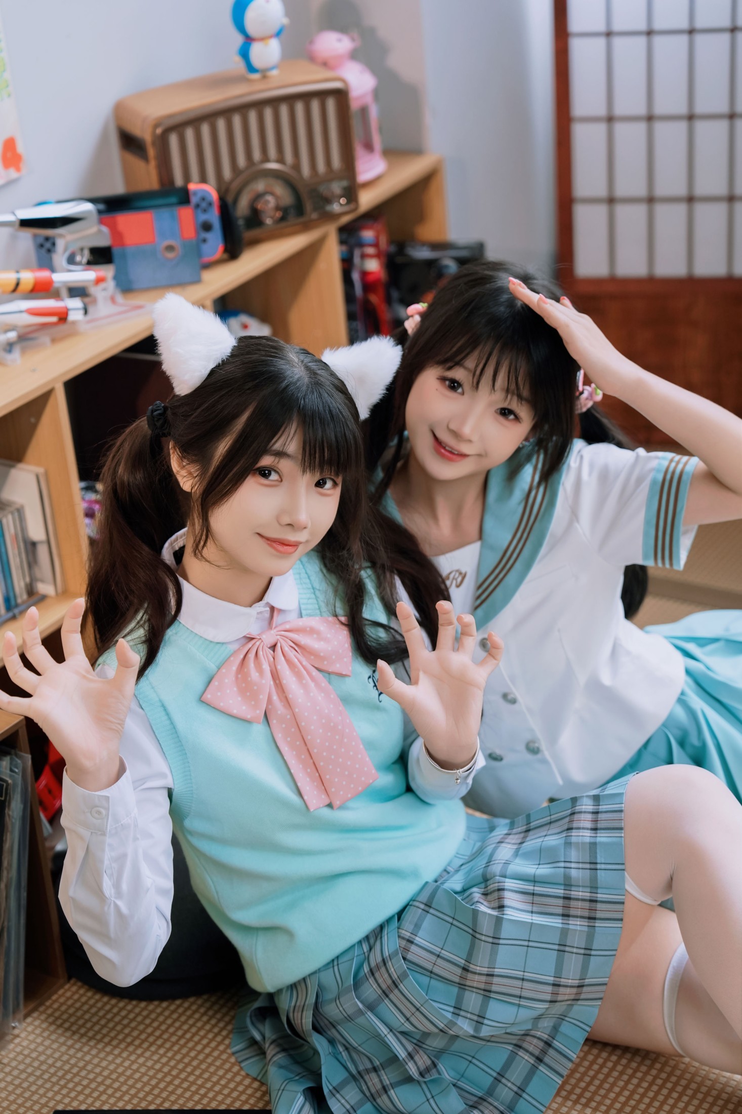 《夏日JK双倍甜度》[14P]-66COS