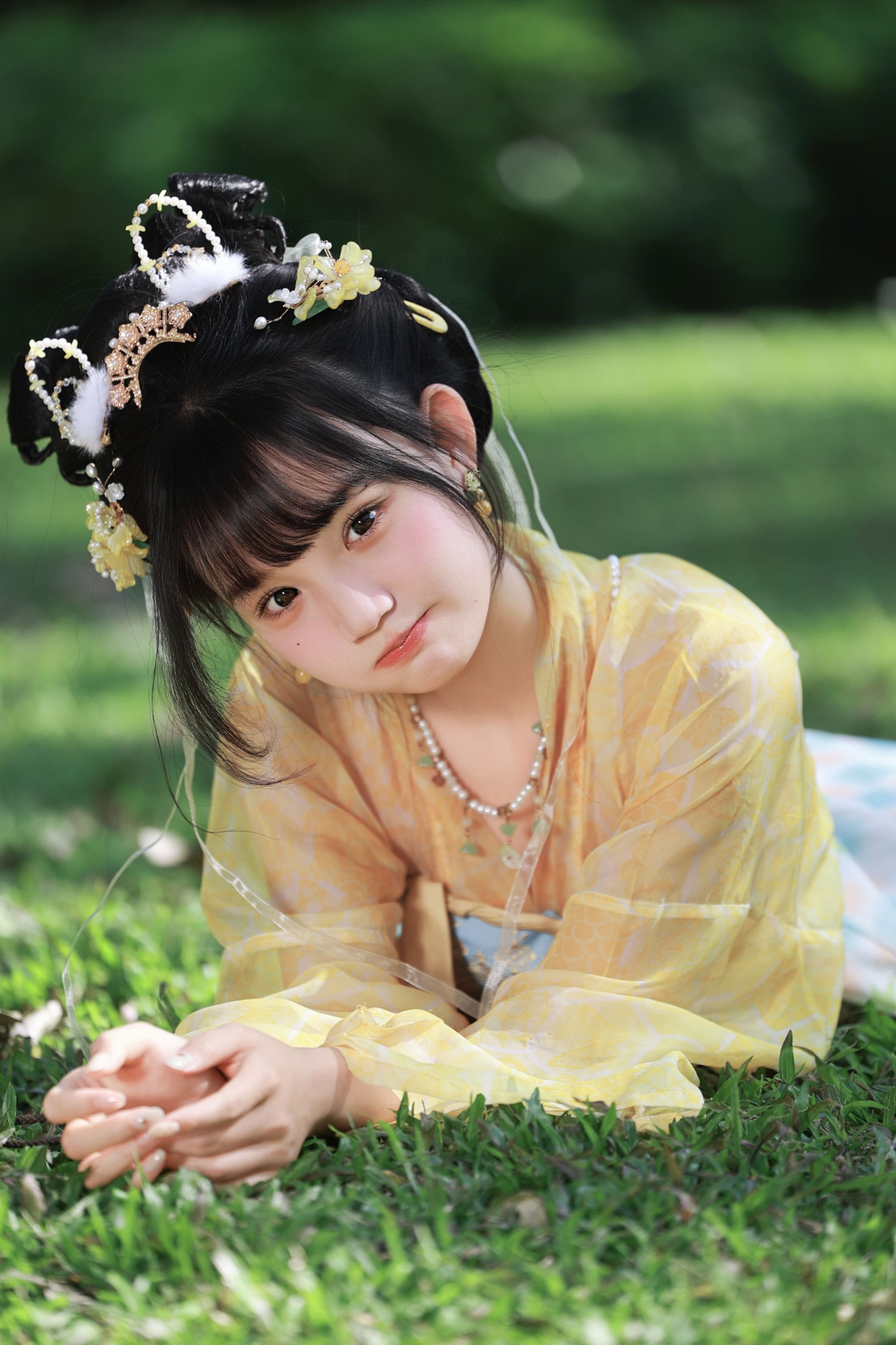 《蹴鞠与竹篮，藏着汉服少女的夏日心事》[12P] 插图5