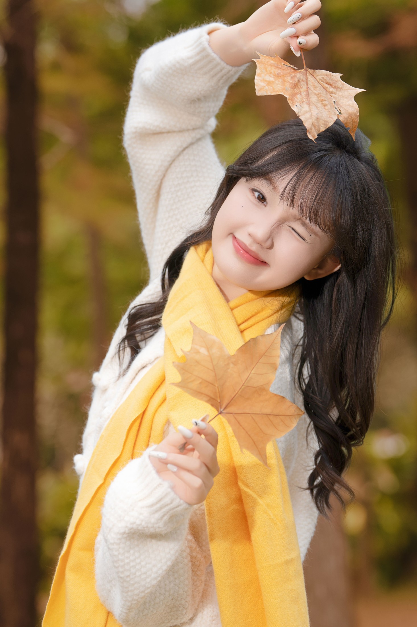 《秋日落羽杉少女写真》[21P] 插图4