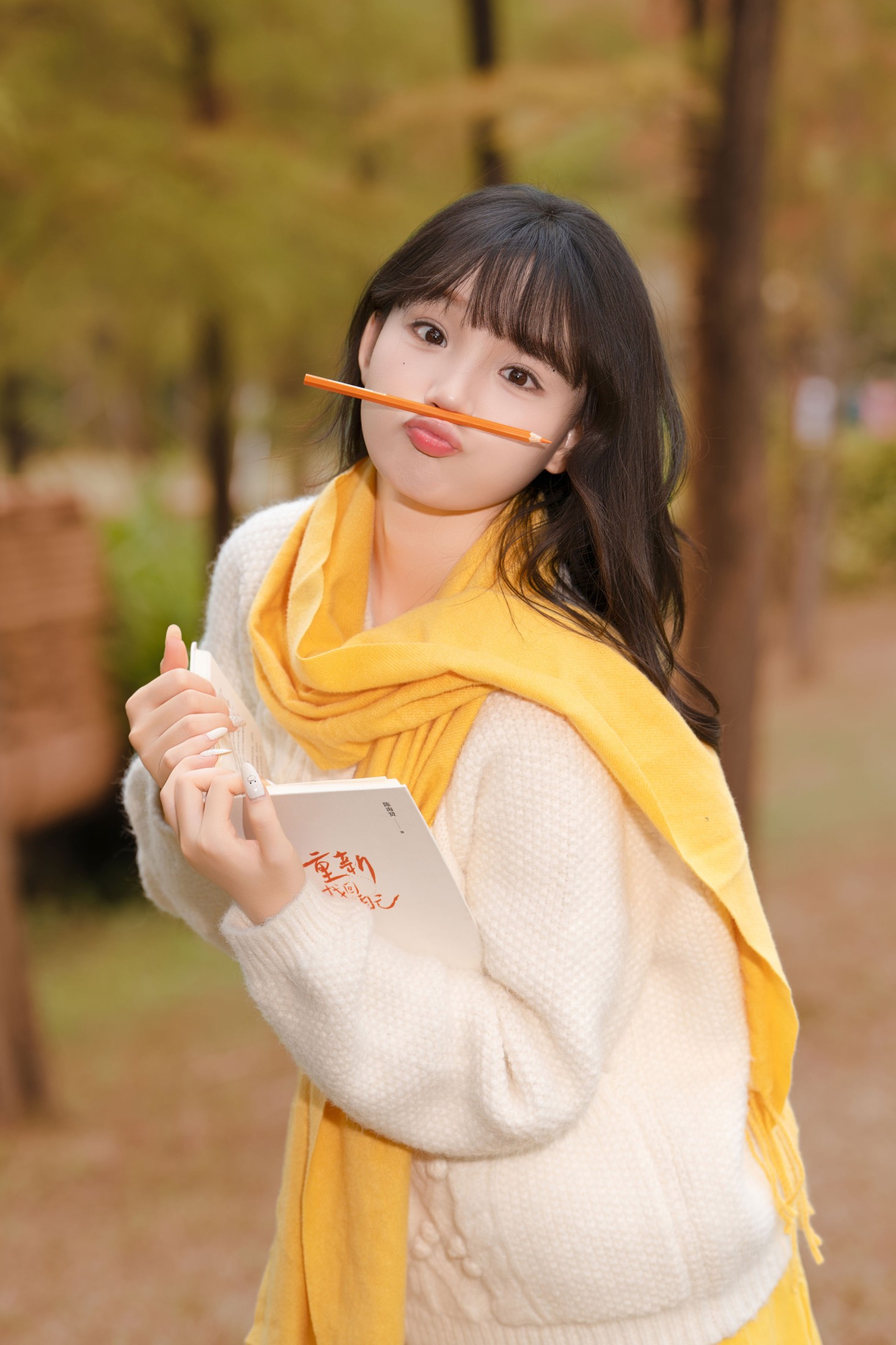 《秋日落羽杉少女写真》[21P]-66COS