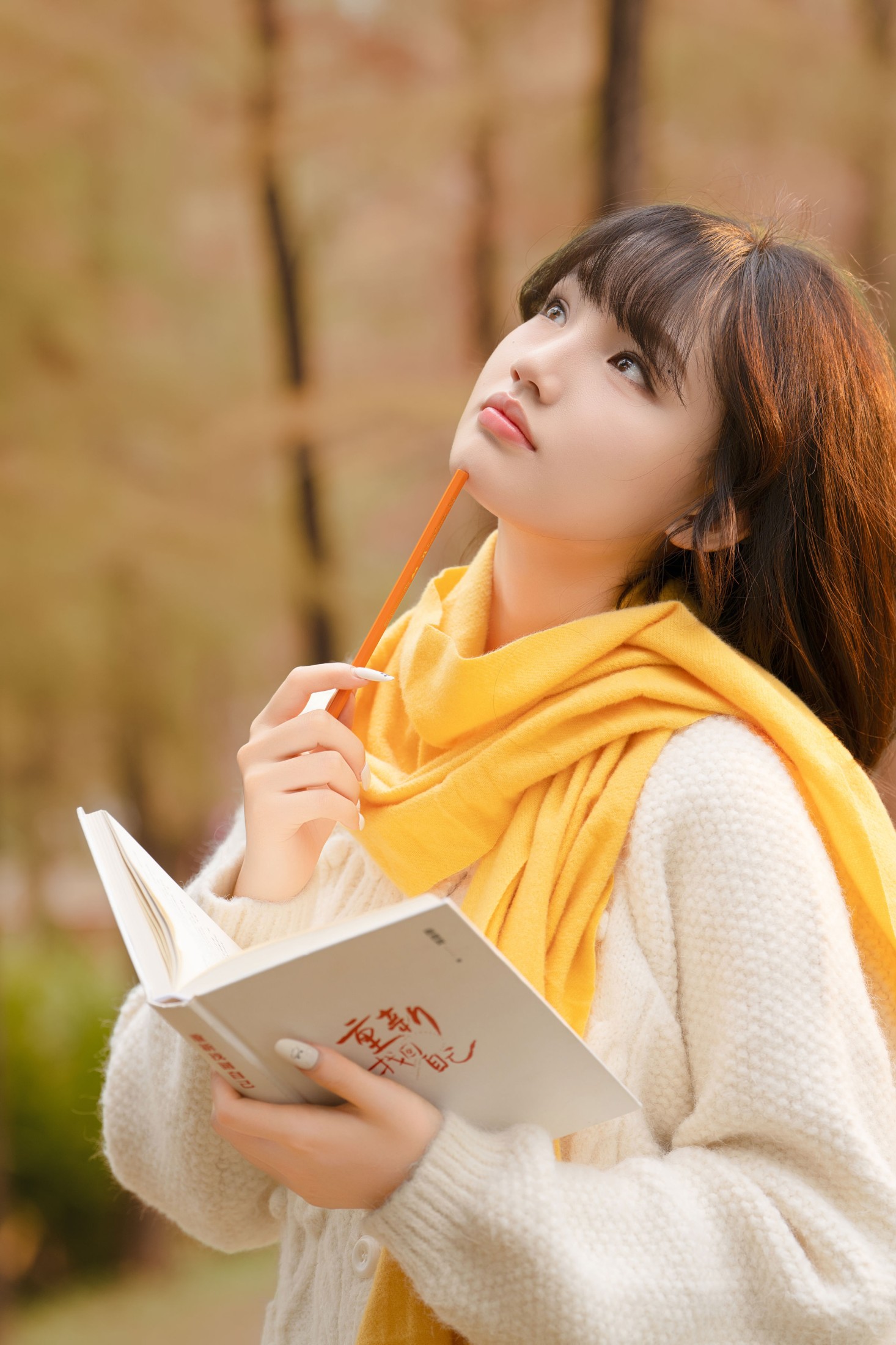 《秋日落羽杉少女写真》[21P] 插图5