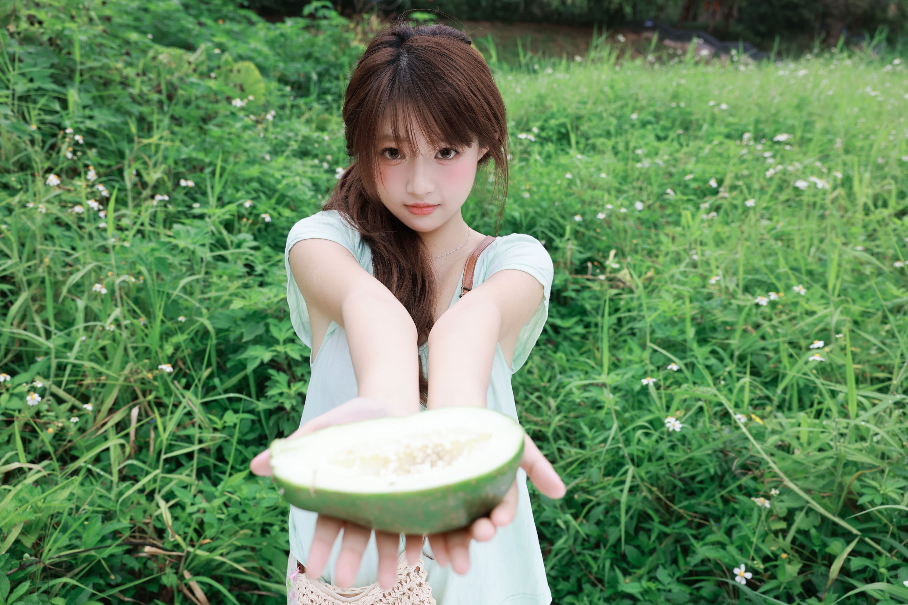 《夏日森林来信，薄荷绿的风与草帽少女》[24P] 插图3