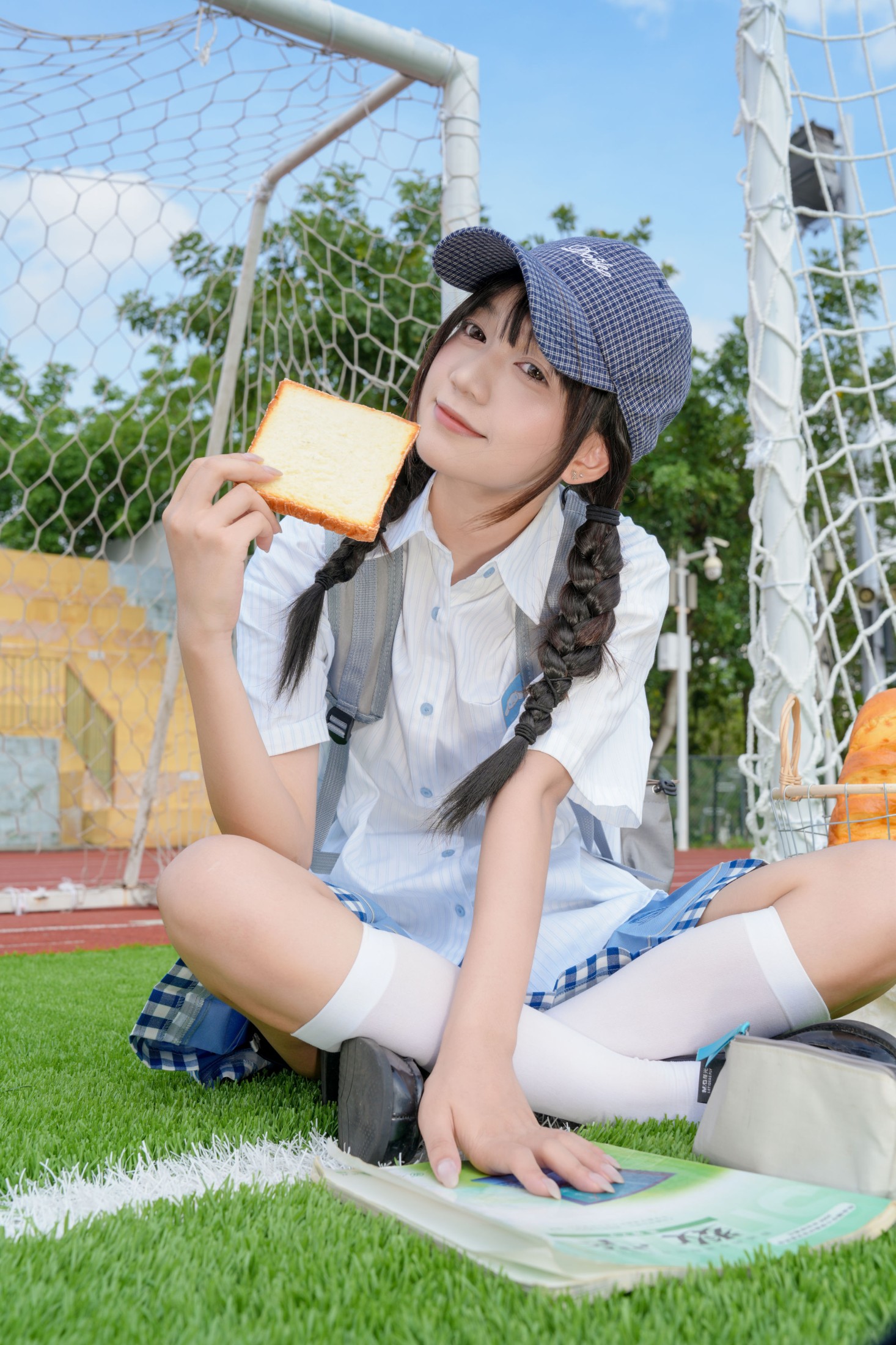 《学校操场少女写真》[12P]-66COS