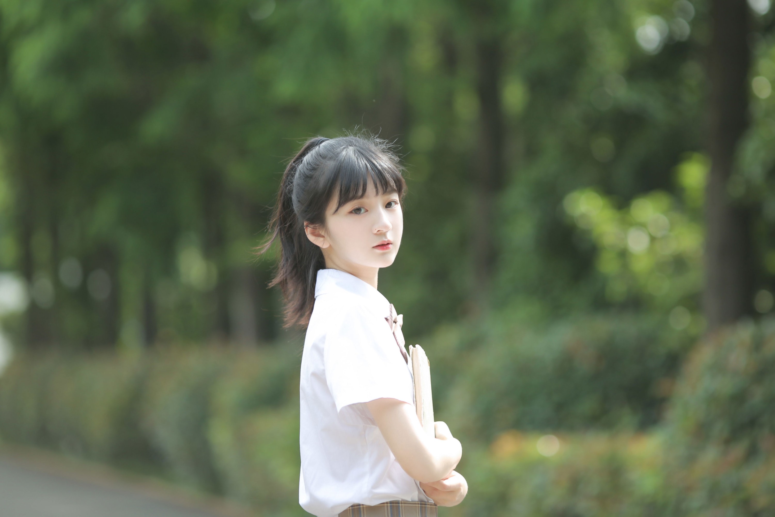 《白茶清欢无别事，我在等风也等你》[20P]-66COS