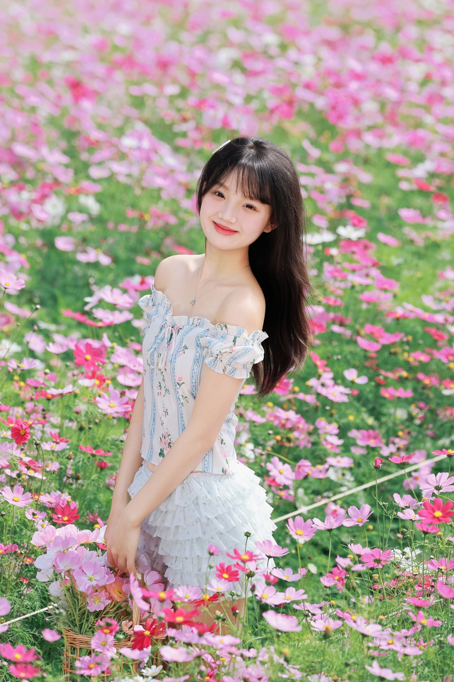 《被格桑花海包围的春日限定 是甜妹该有的样子！》[30P] 插图5