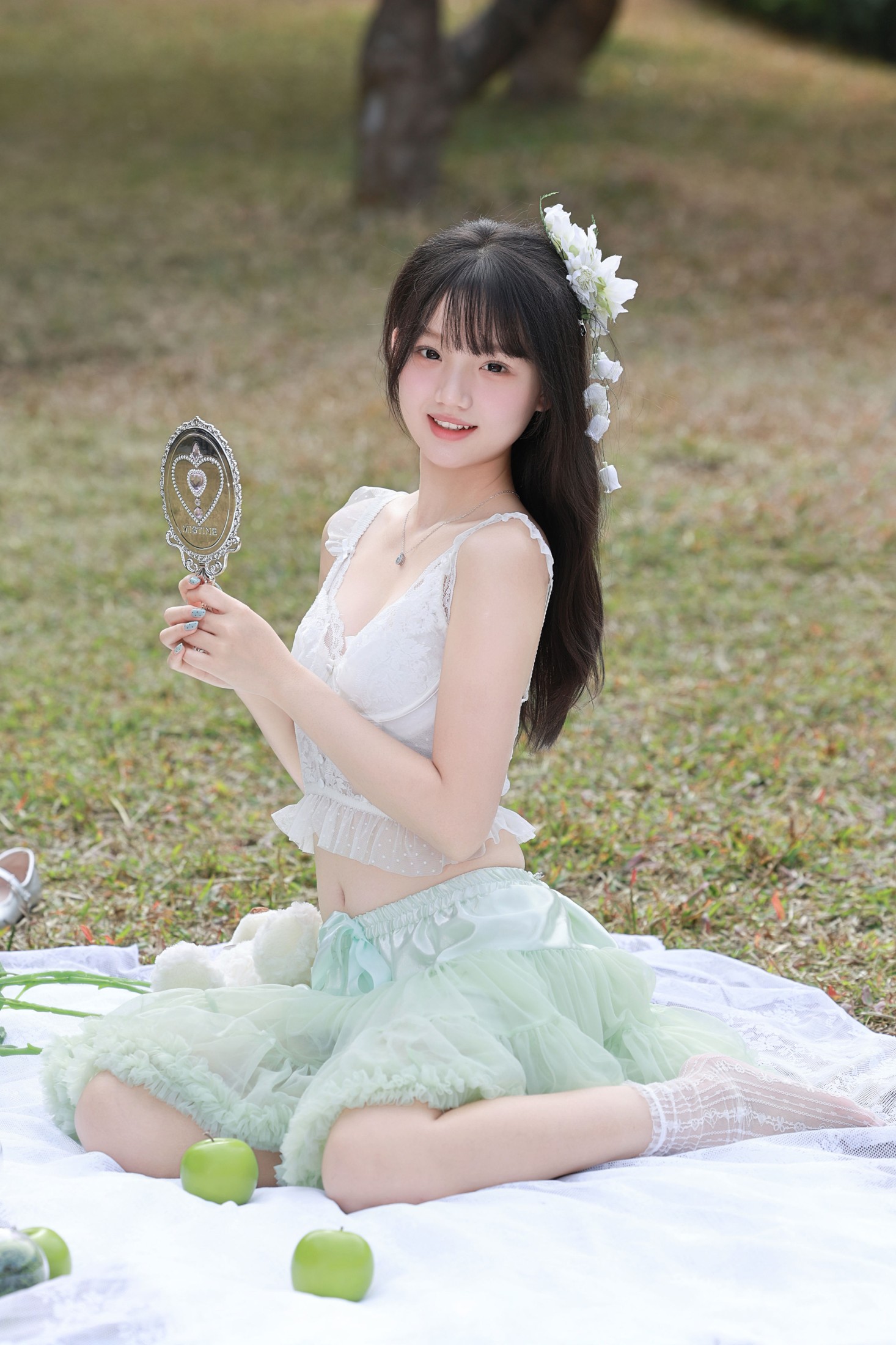 《薄荷绿的夏天！是从童话里走出来的森系少女呀》[29P]-66COS