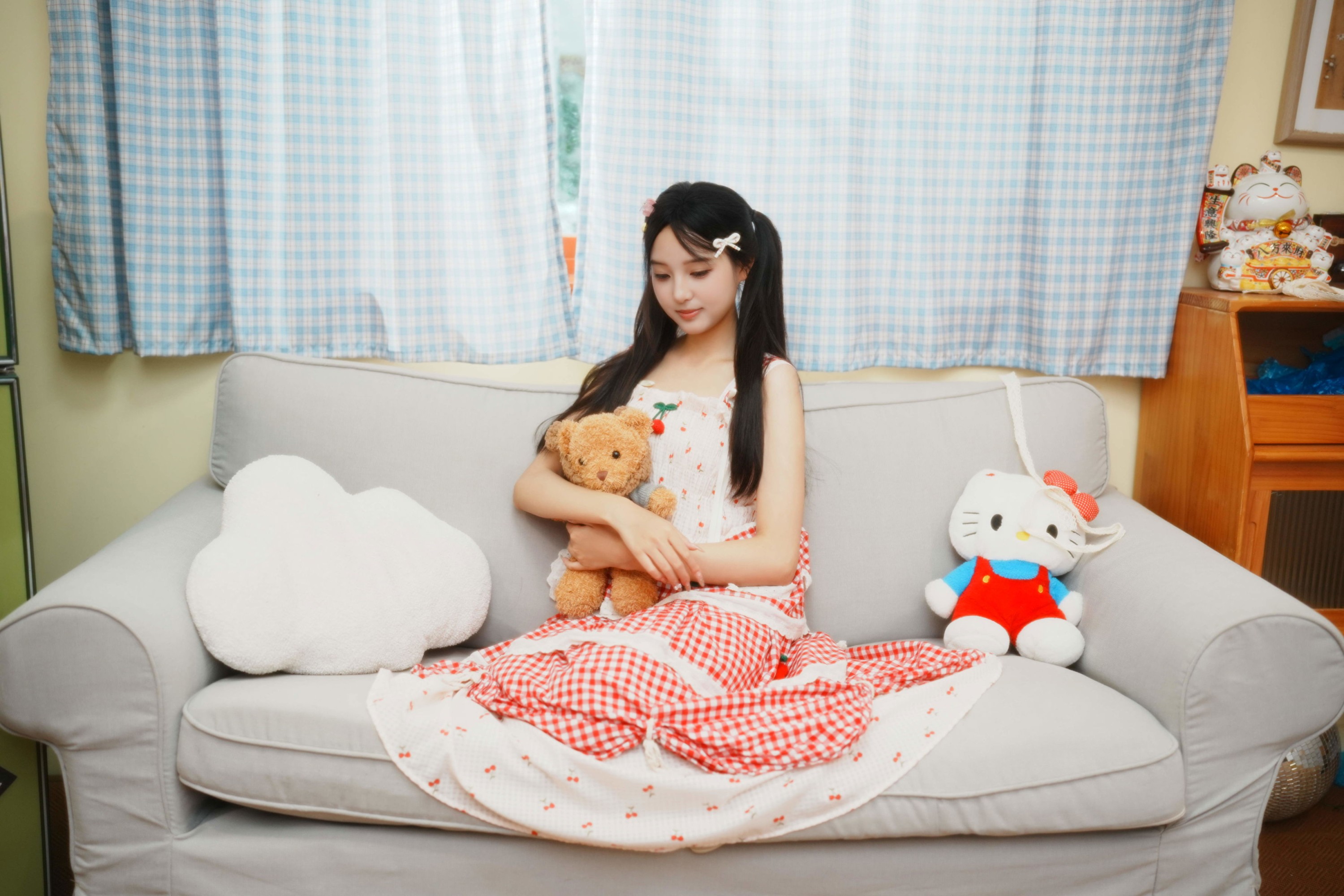 《模特小月Vol.01 双马尾少女闺房写真》[44P]-66COS