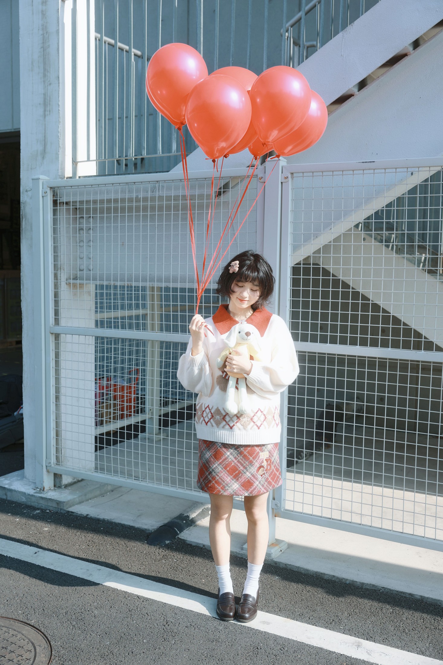 《橘色气球与毛衣，是秋冬里的小太阳呀》[27P]-66COS
