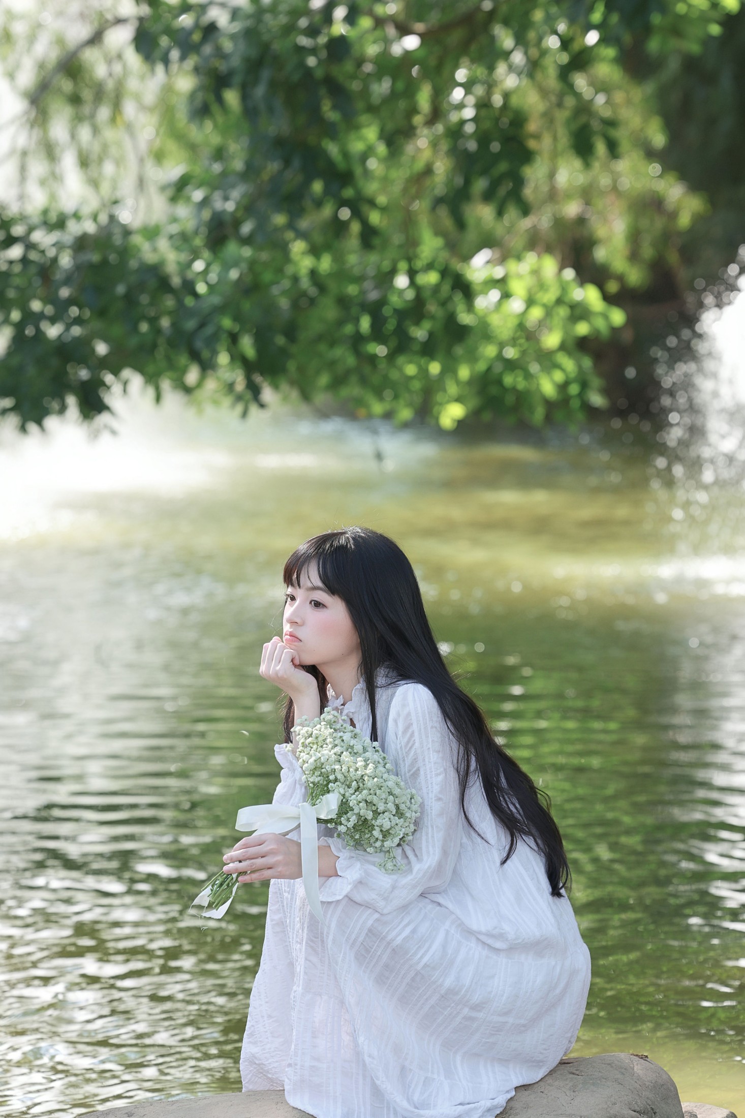 《风停在水面，她的笑像一整个春天》[14P] 插图3