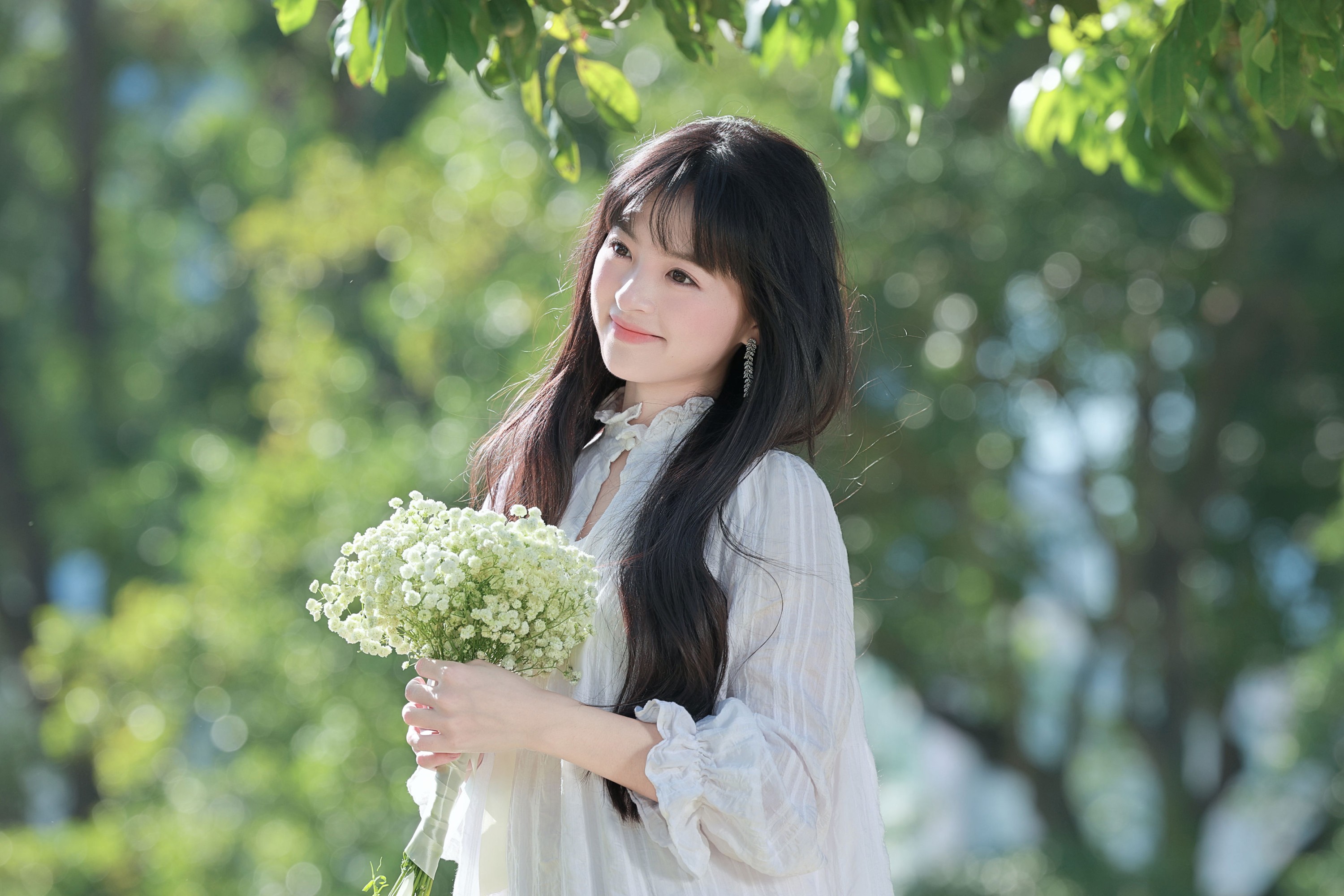 《风停在水面，她的笑像一整个春天》[14P]-66COS