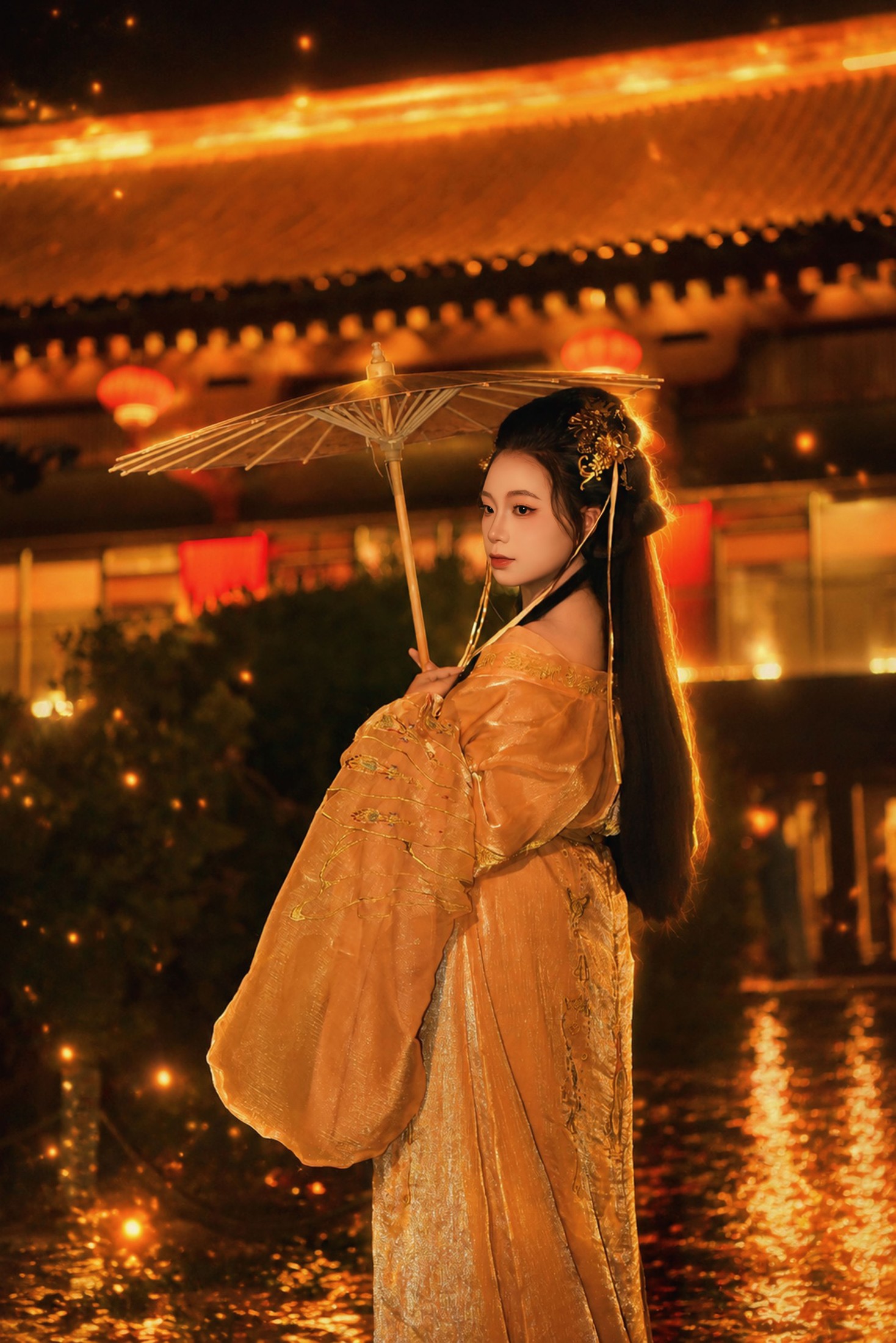 《夜影古韵：金衣女侠的静谧时光》[14P] 插图4