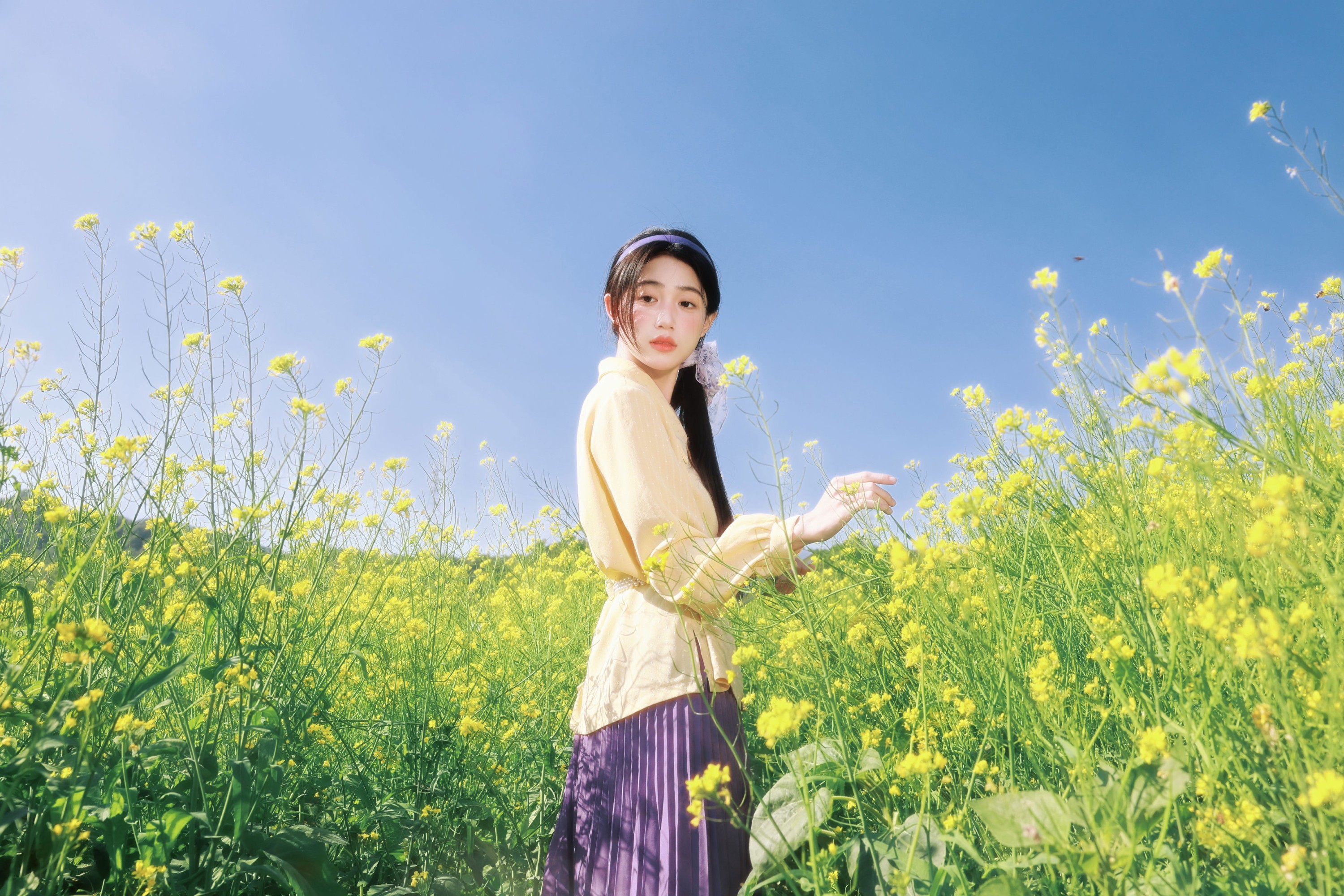 《黄与紫的春日诗篇，写在油菜花田里》[19P] 插图3