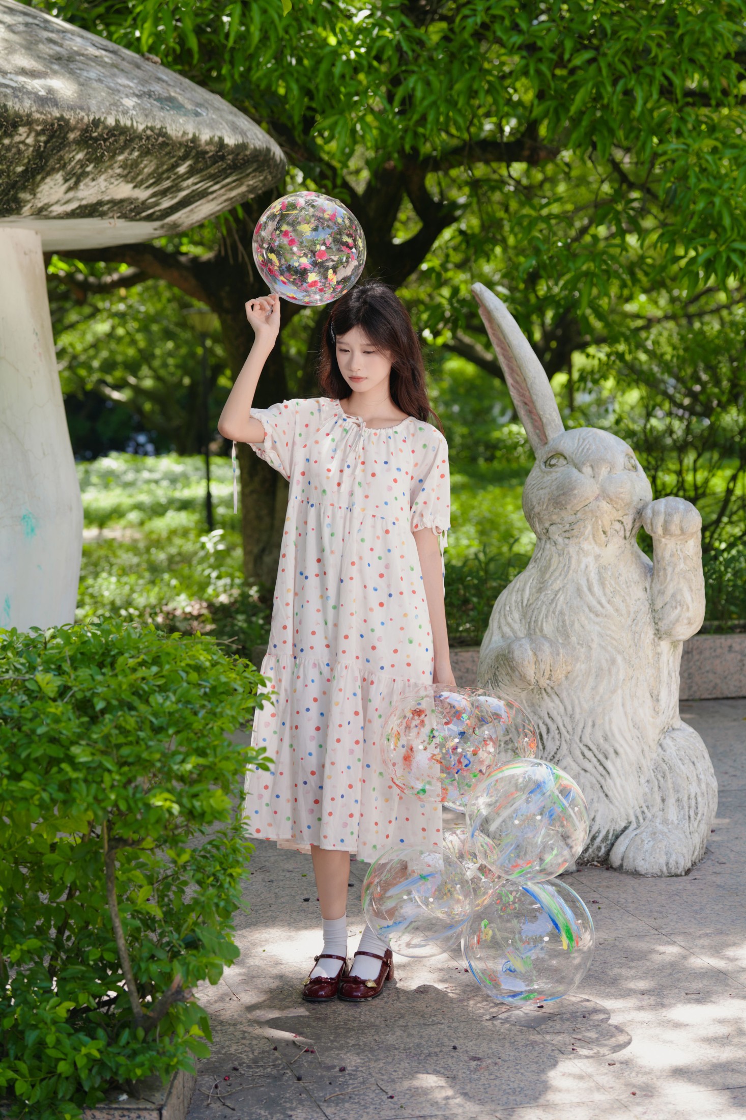 《波点裙清纯少女》[28P] 插图2