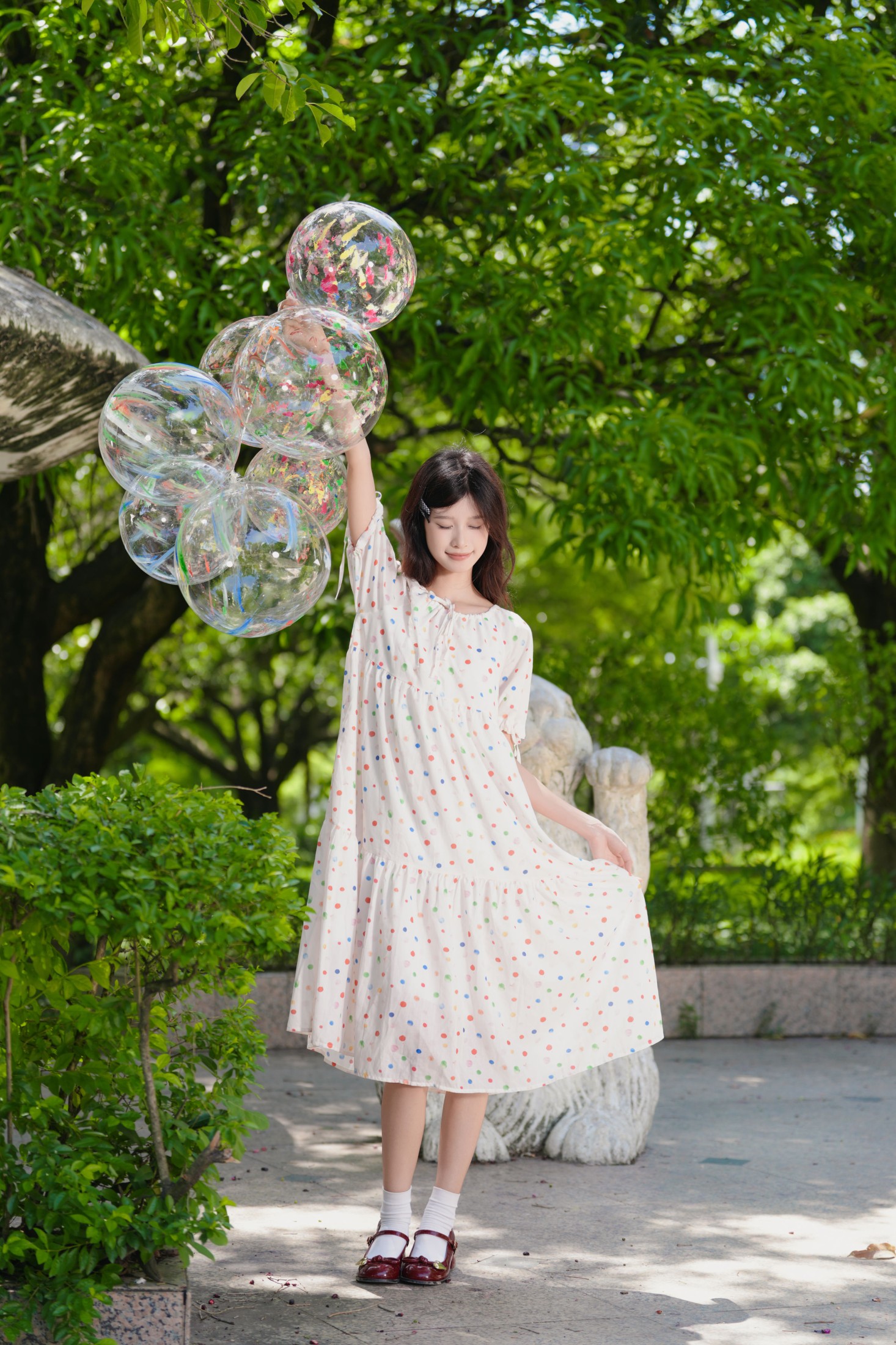 《波点裙清纯少女》[28P] 插图3