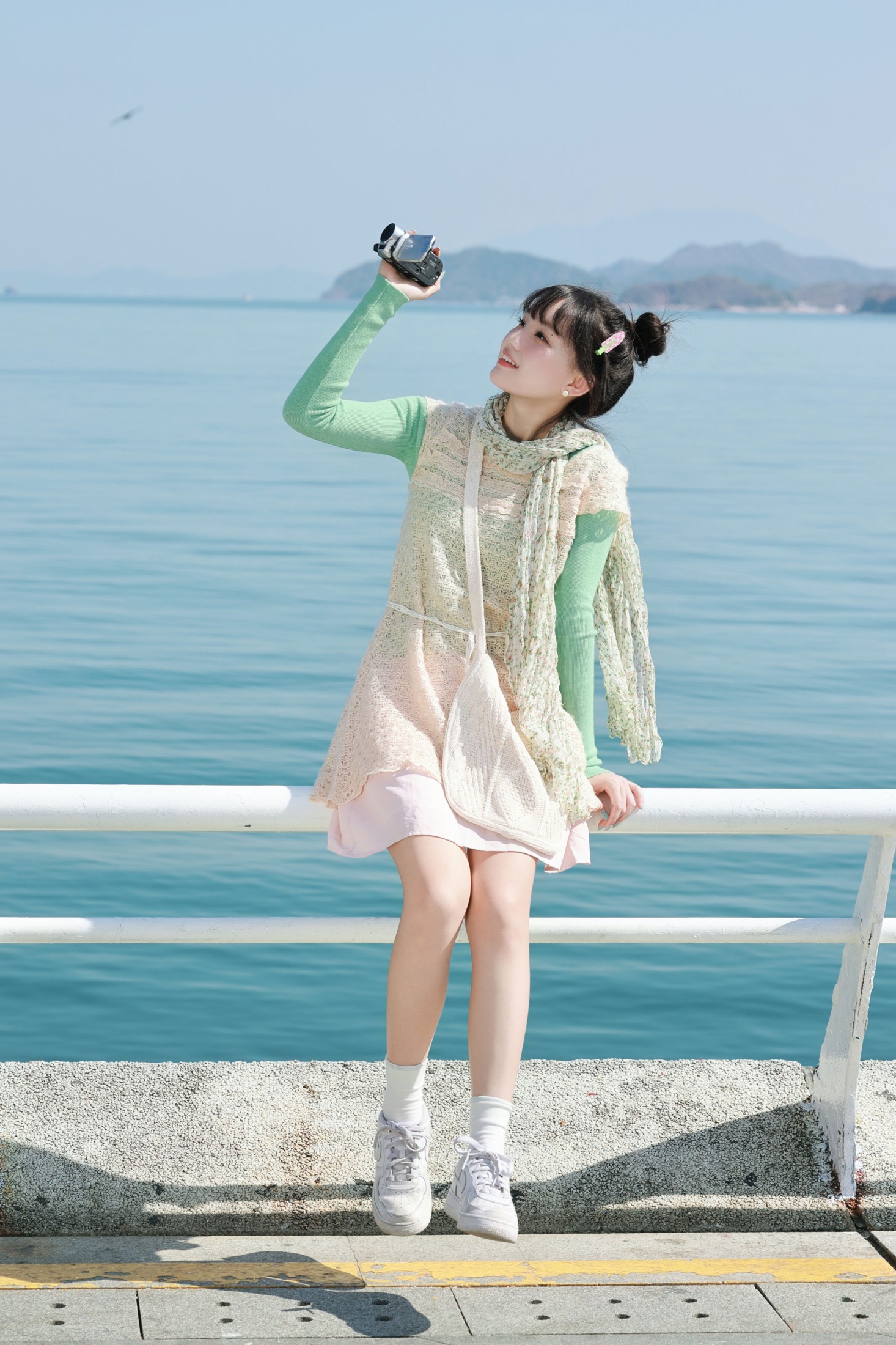 《一组海边日系写真，藏着春天的清新气息》[12P]-66COS