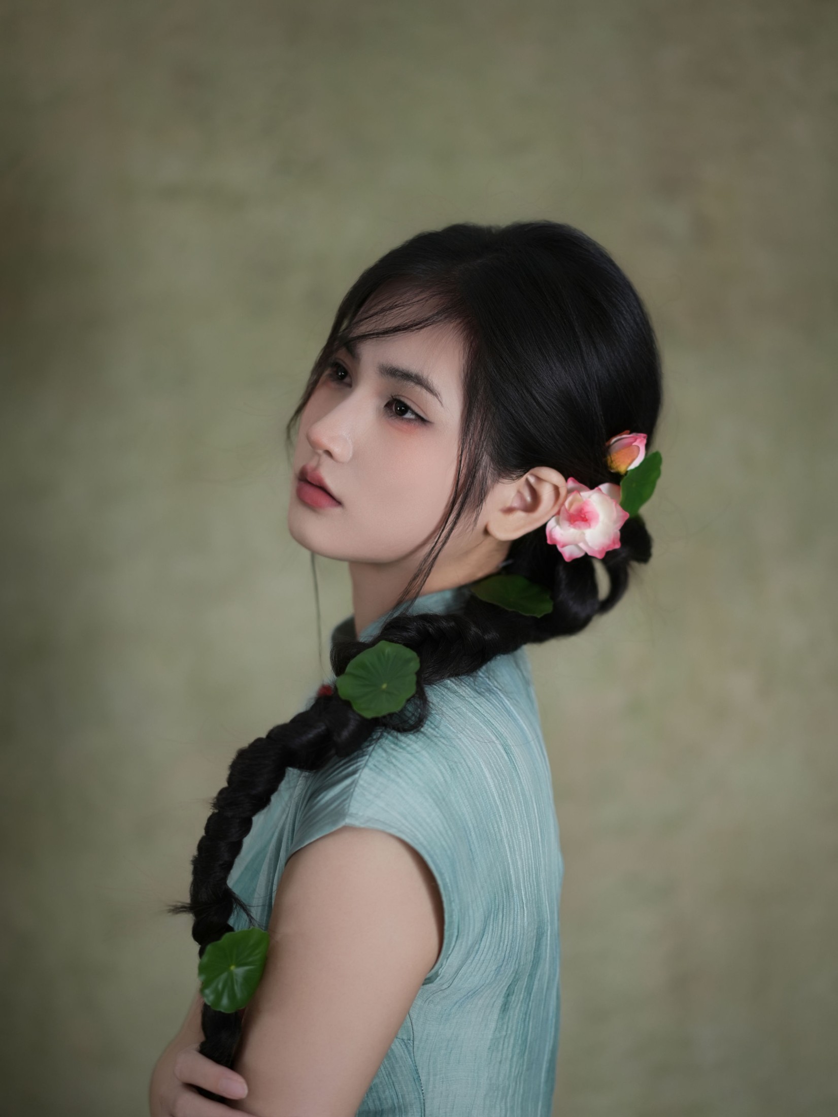 《荷花与少女旗袍》[17P]-66COS