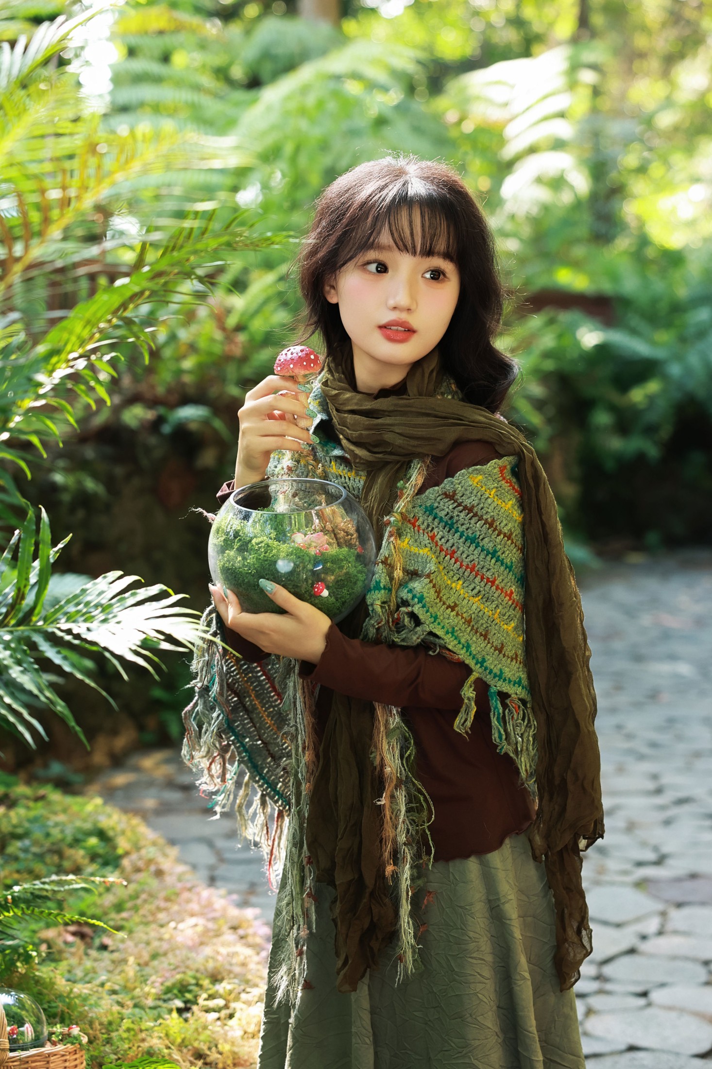 《闯入森林秘境，遇见藏在光影里的童话少女》[10P] 插图3