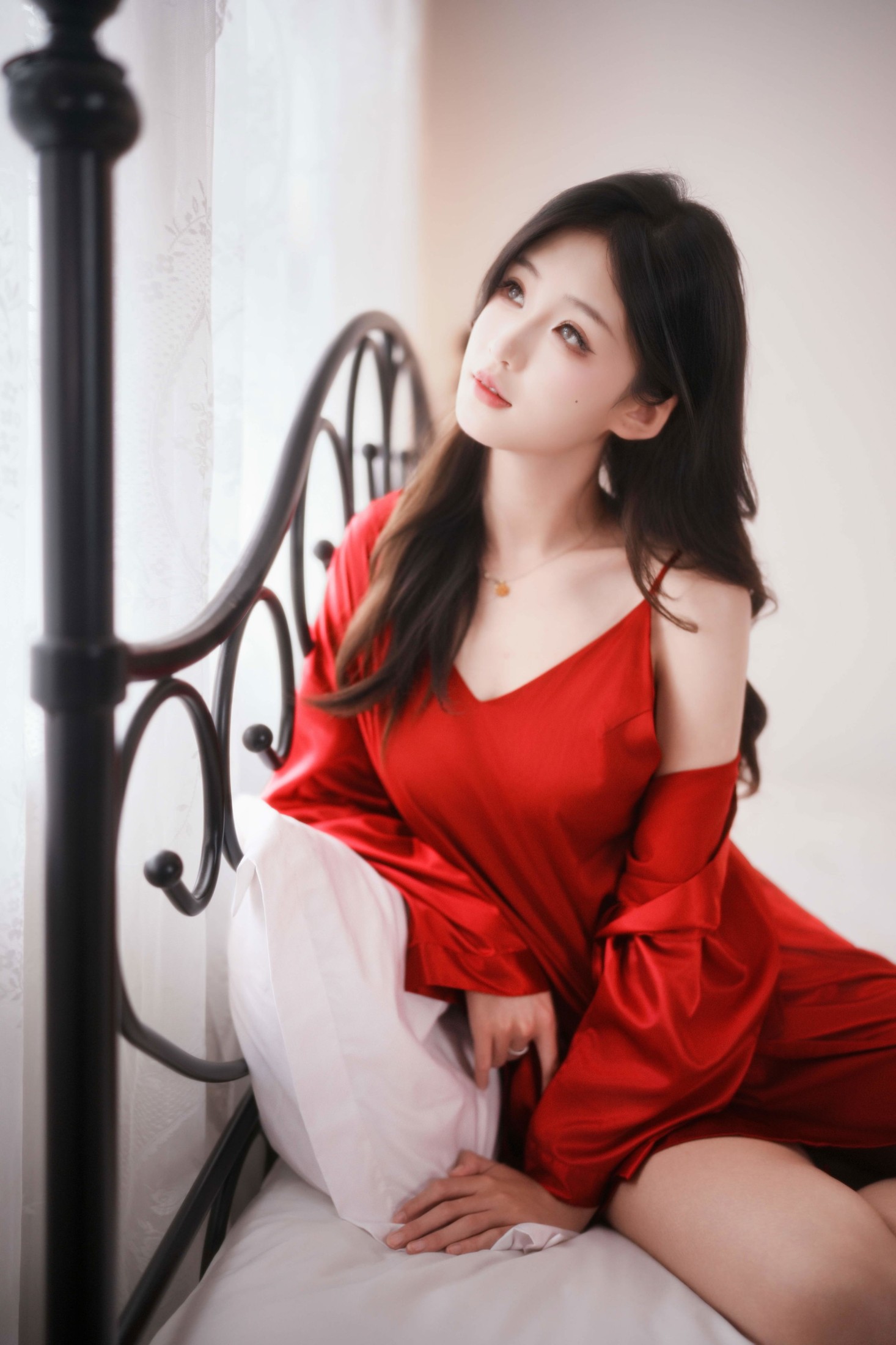 《模特林瑜 ｜ Vol.30 - 红色吊带裙》[24P] 插图4