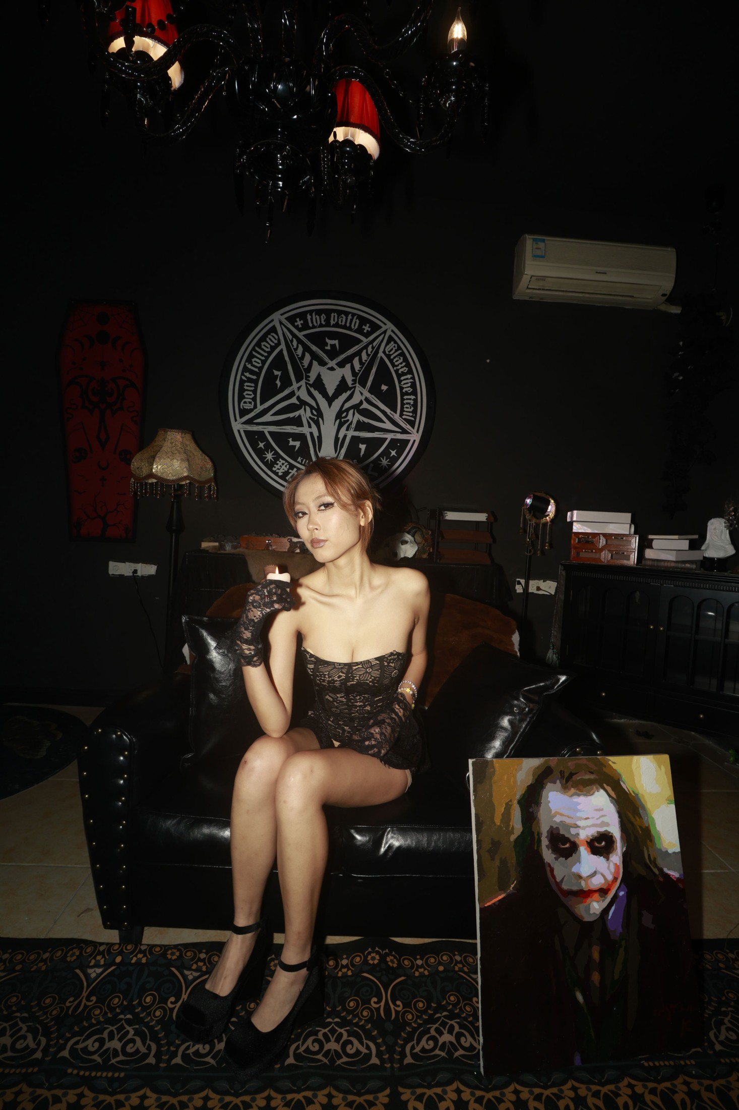 《坠入暗夜｜哥特系酷感写真》[11P]-66COS