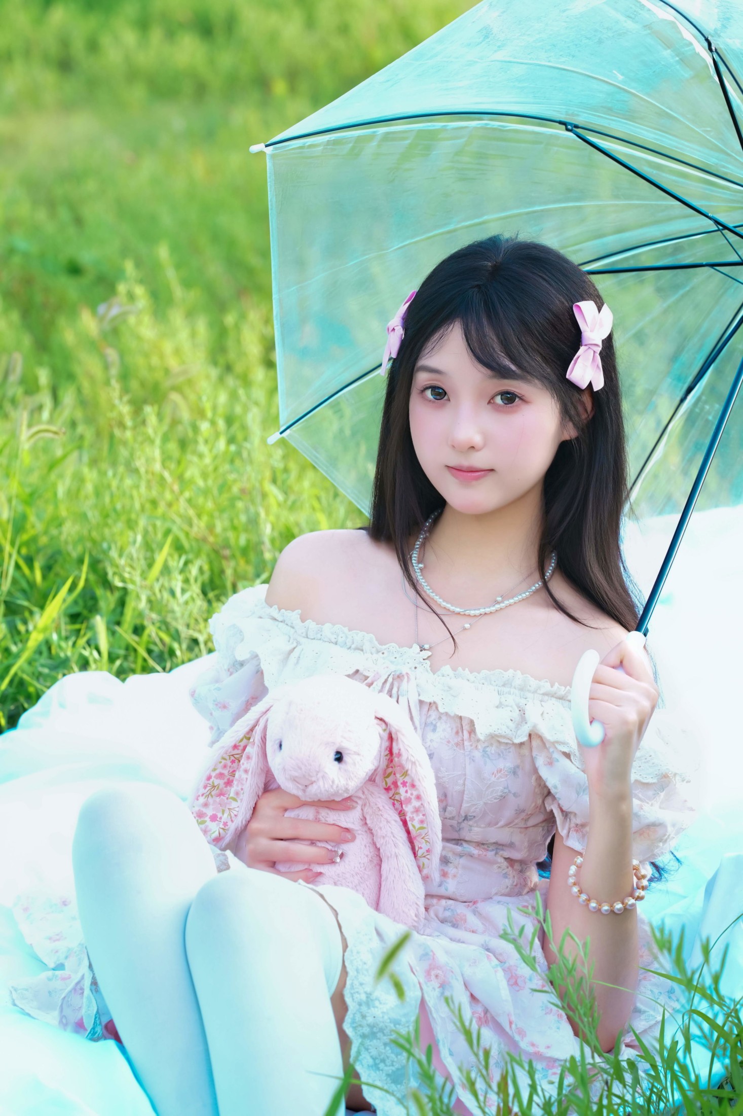 《模特小月 ｜ Vol.33 - 白云与少女》[17P]-66COS
