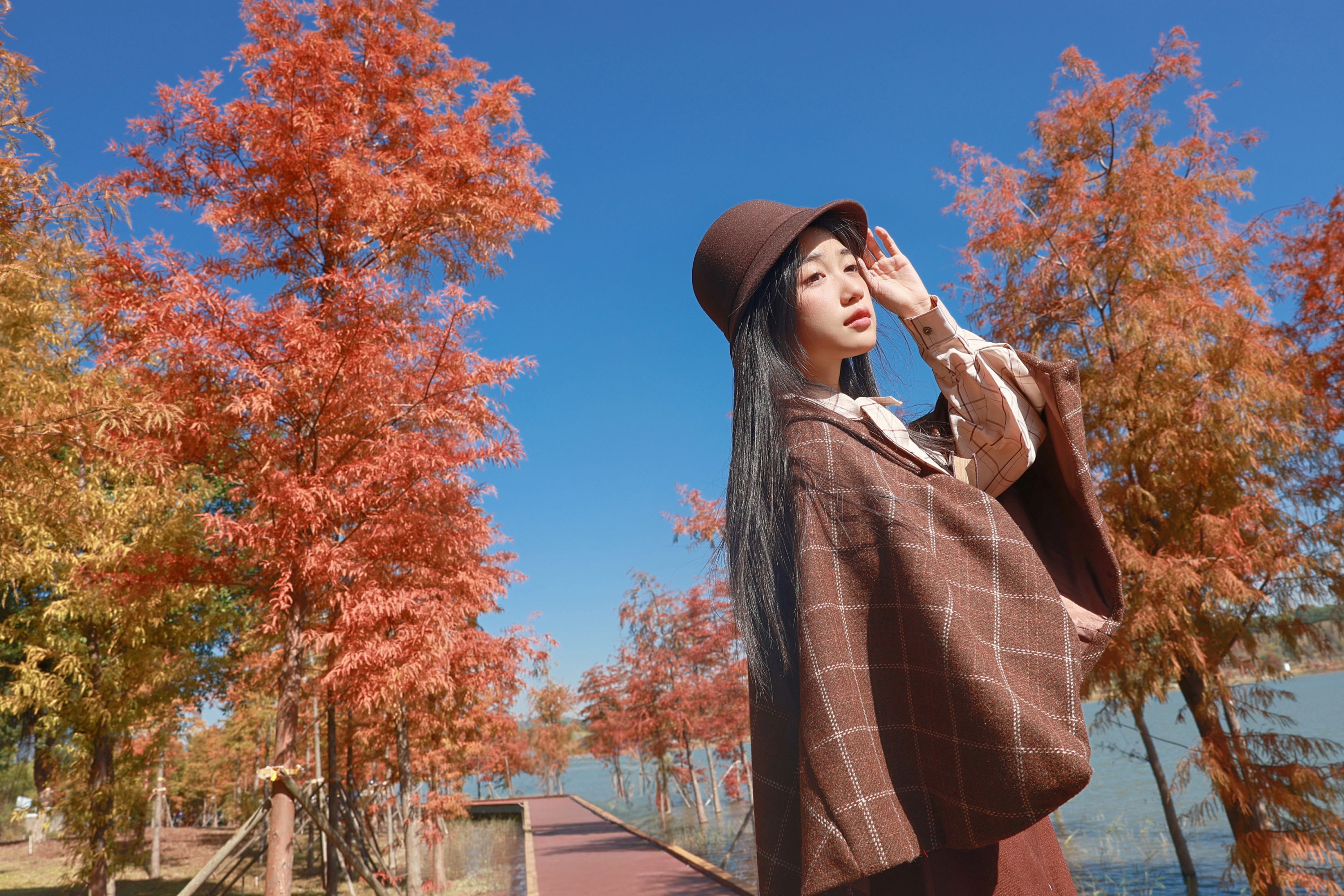 《秋日限定落羽杉 英伦风复古写真太绝了！》[38P] 插图3