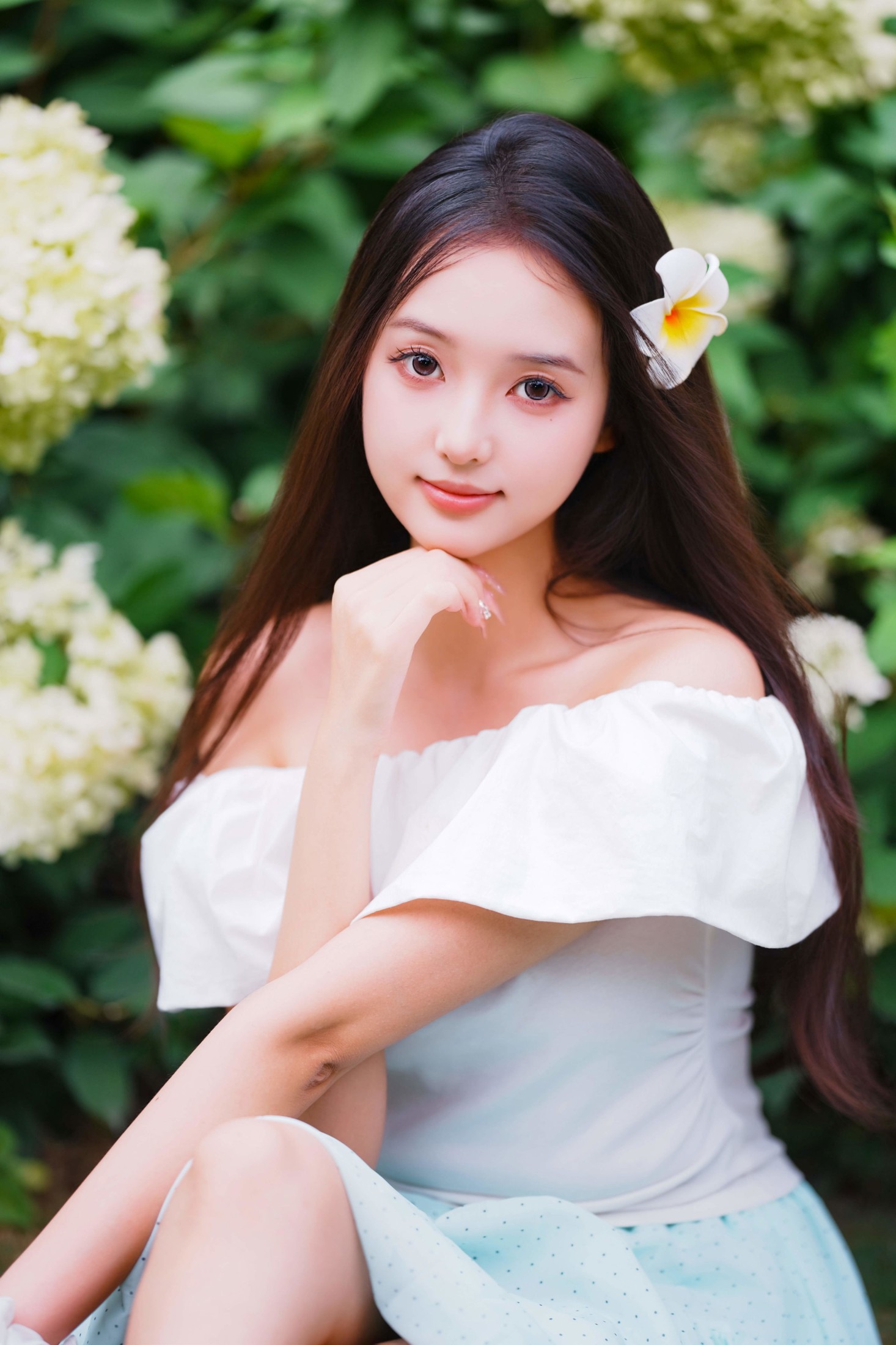 《模特小月 ｜ Vol.59 - 绣球花也不如小月美》[24P] 插图5