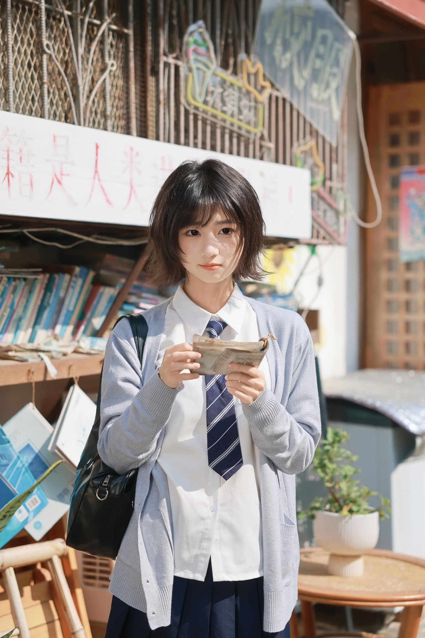 《老社区 JK 写真 把青春拍成了日剧片段》[33P]-66COS