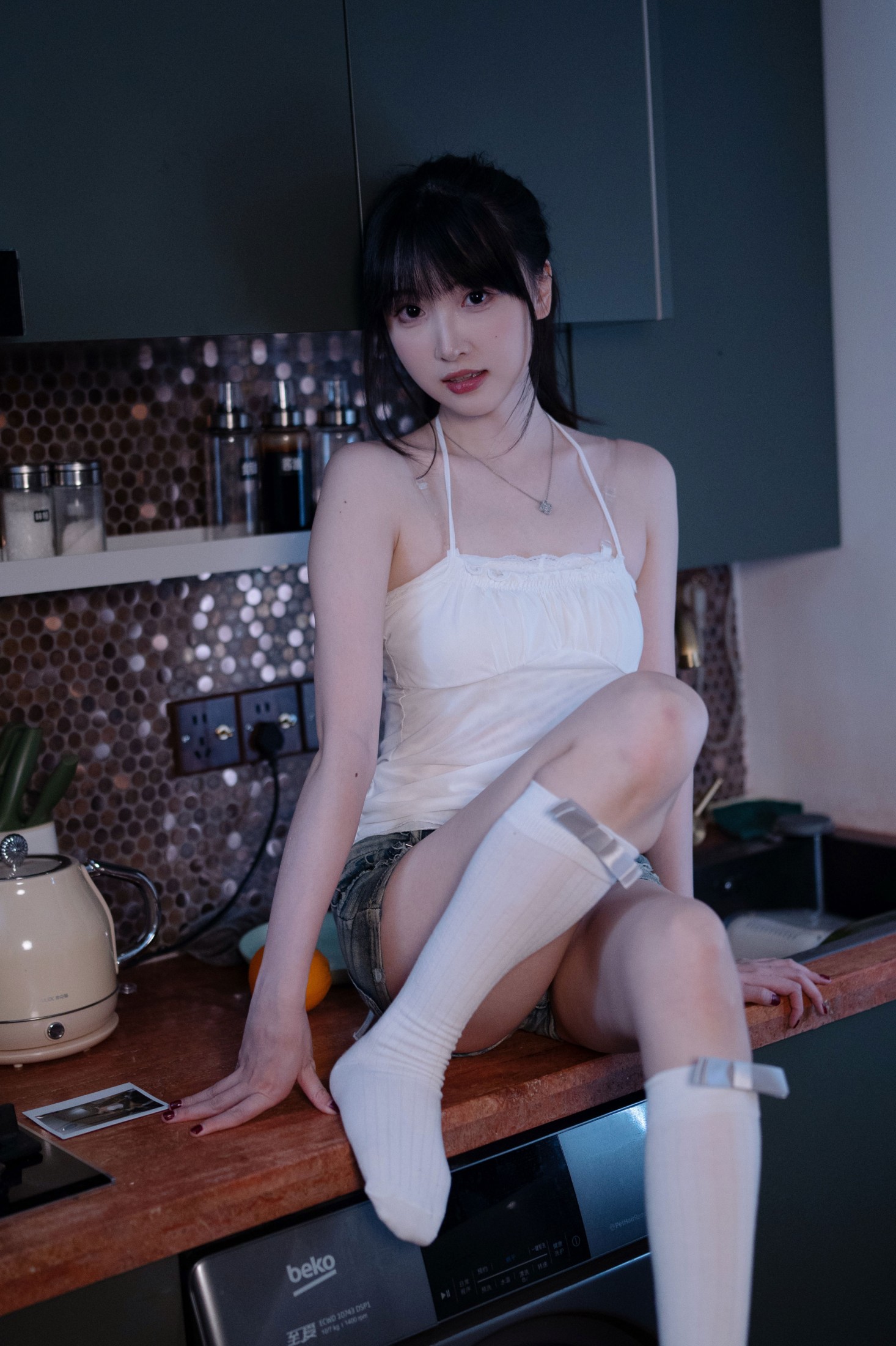 《居家纯欲白袜》[9P]-66COS