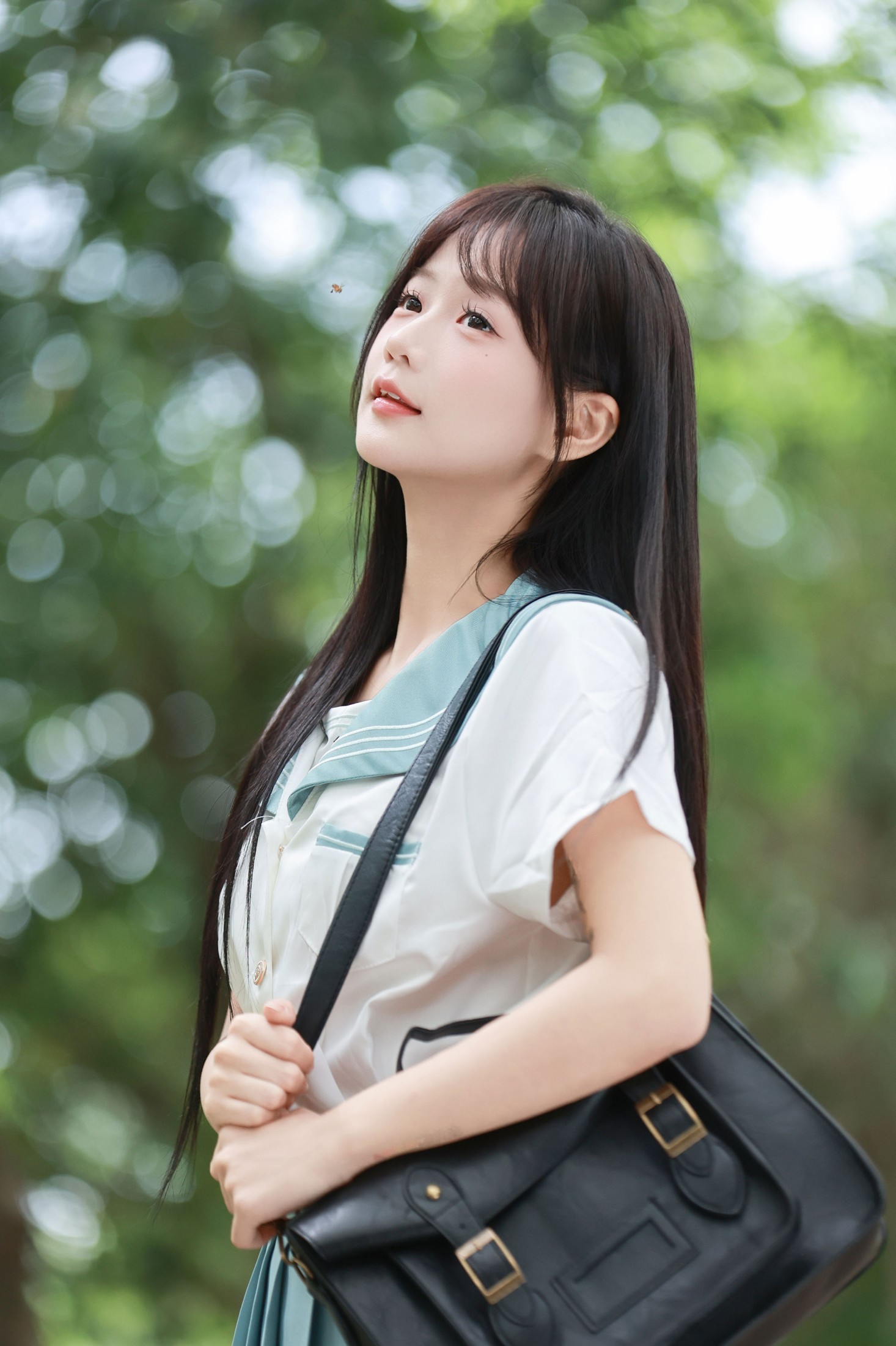 《风一吹，就掉进了水色 JK 的夏天》[22P] 插图3