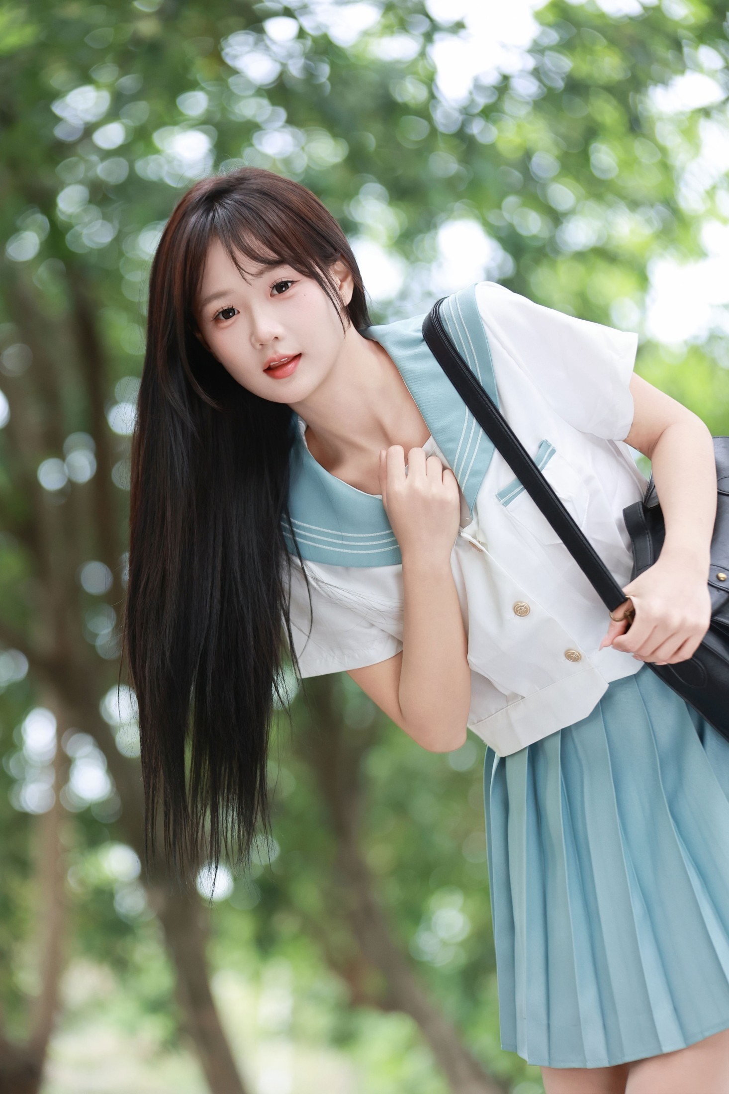 《风一吹，就掉进了水色 JK 的夏天》[22P] 插图5