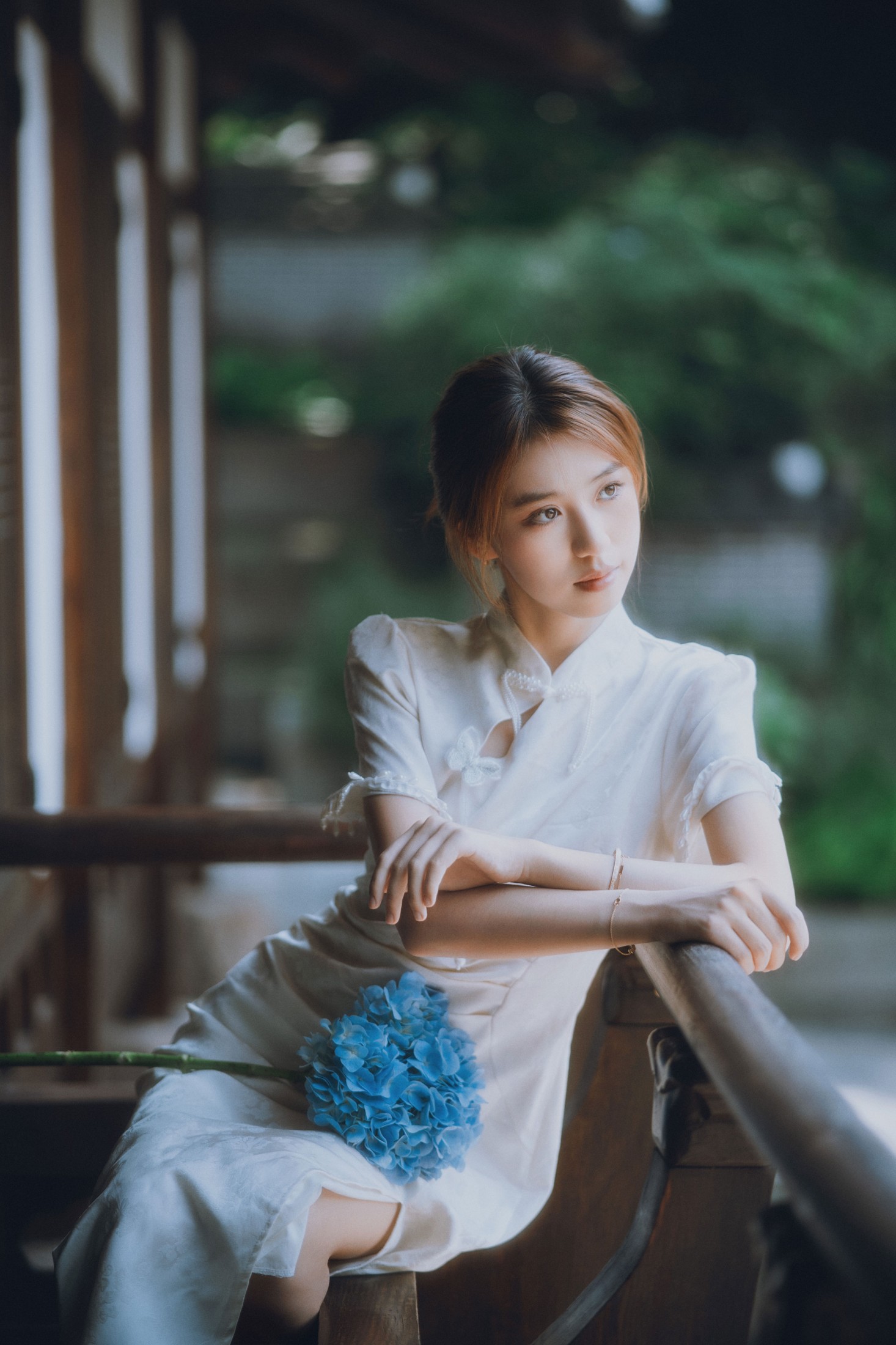 《清冷感古风与蓝绣球的适配度满分》[15P] 插图4