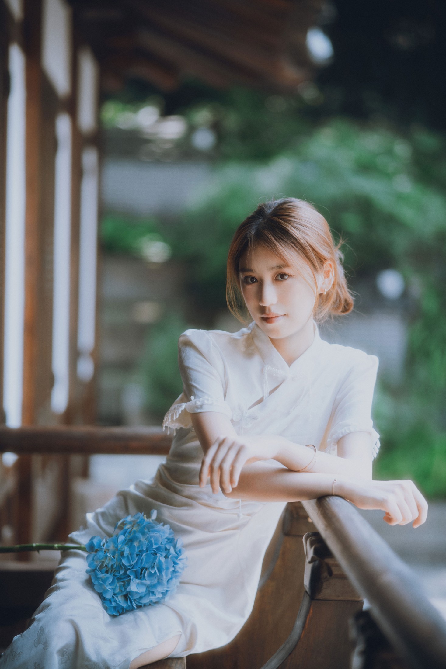 《清冷感古风与蓝绣球的适配度满分》[15P] 插图5