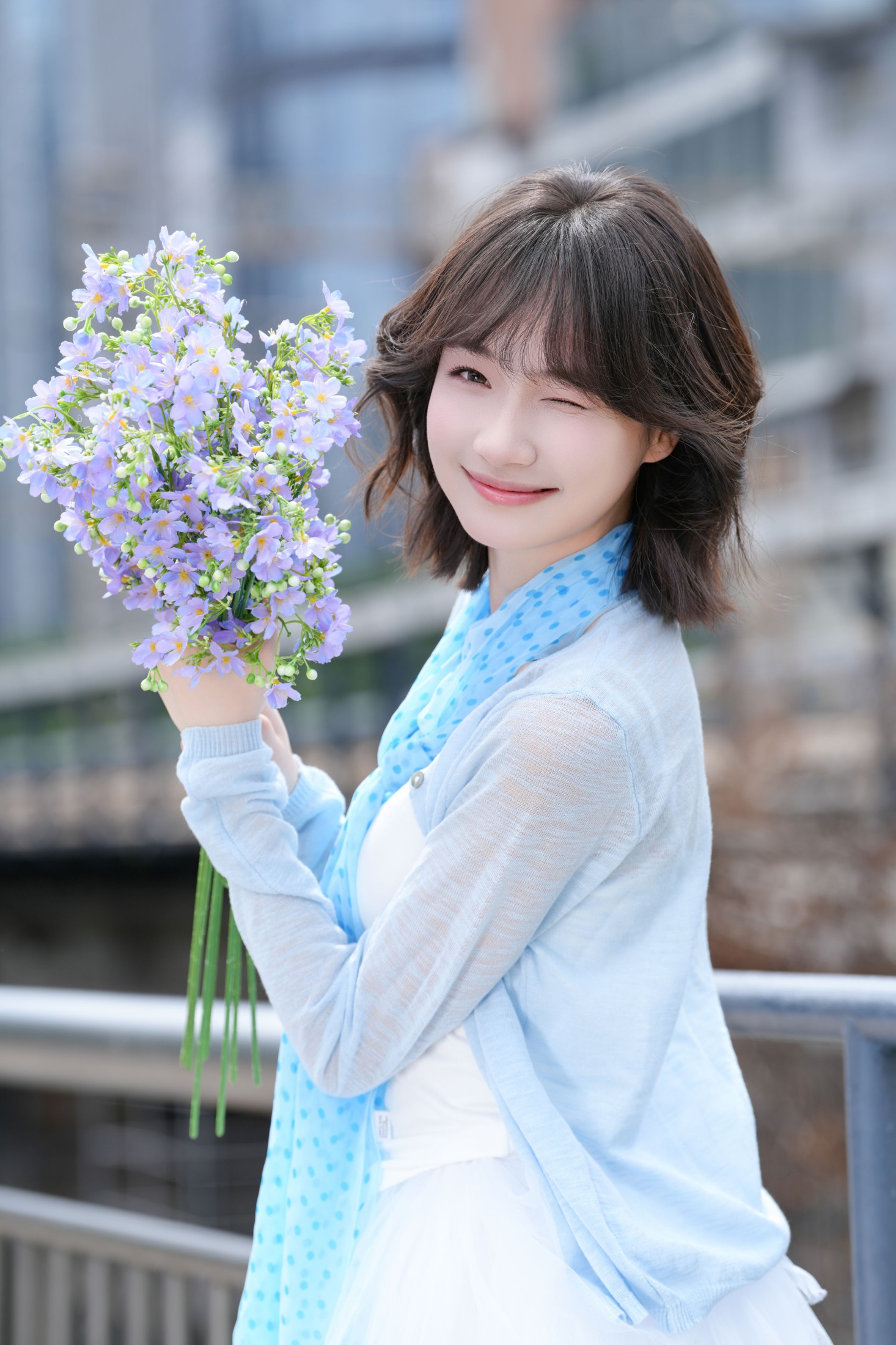 《木栈道上的清甜少女》[28P]-66COS