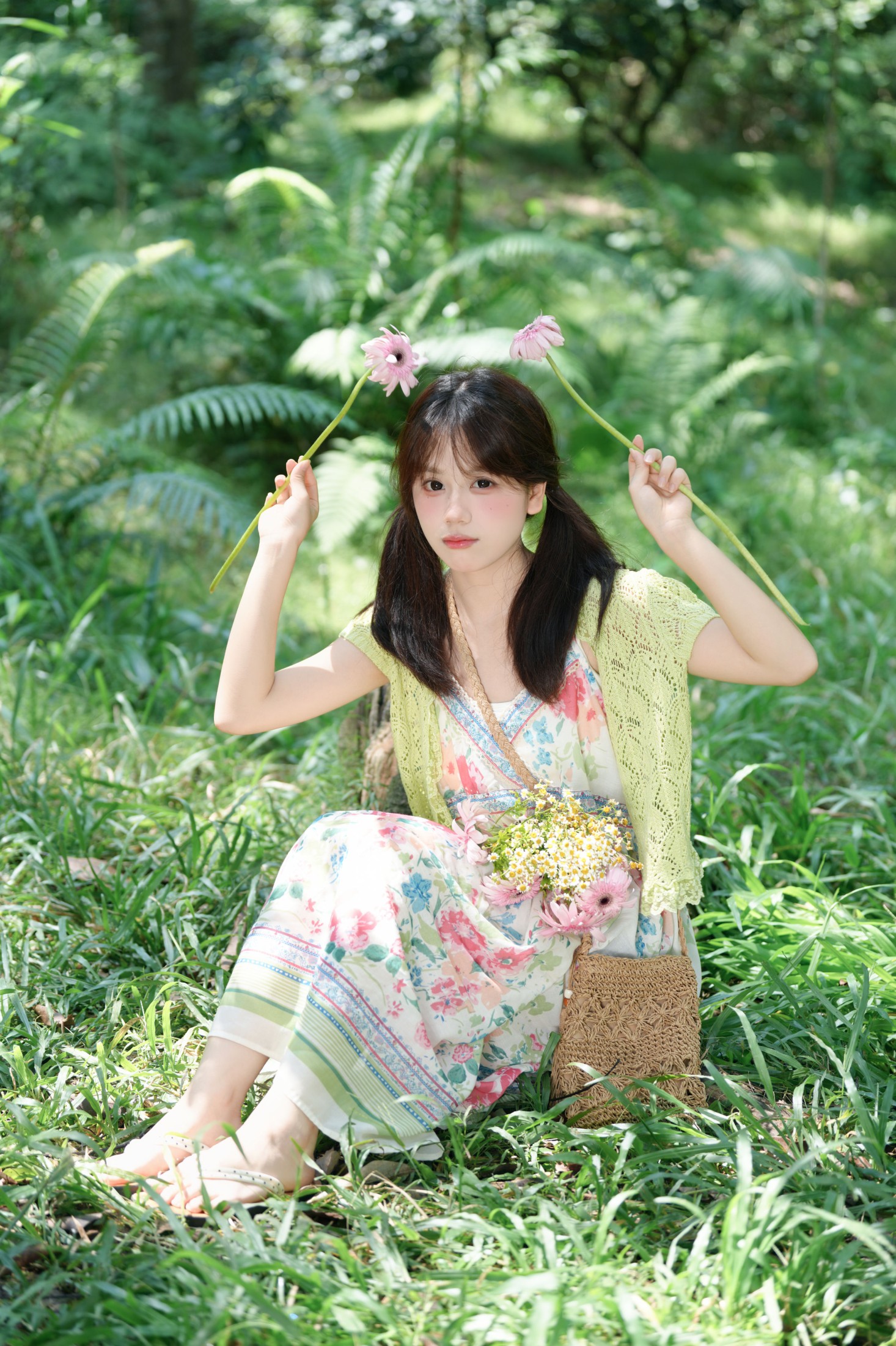 《可爱的碎花裙少女》[16P]-66COS