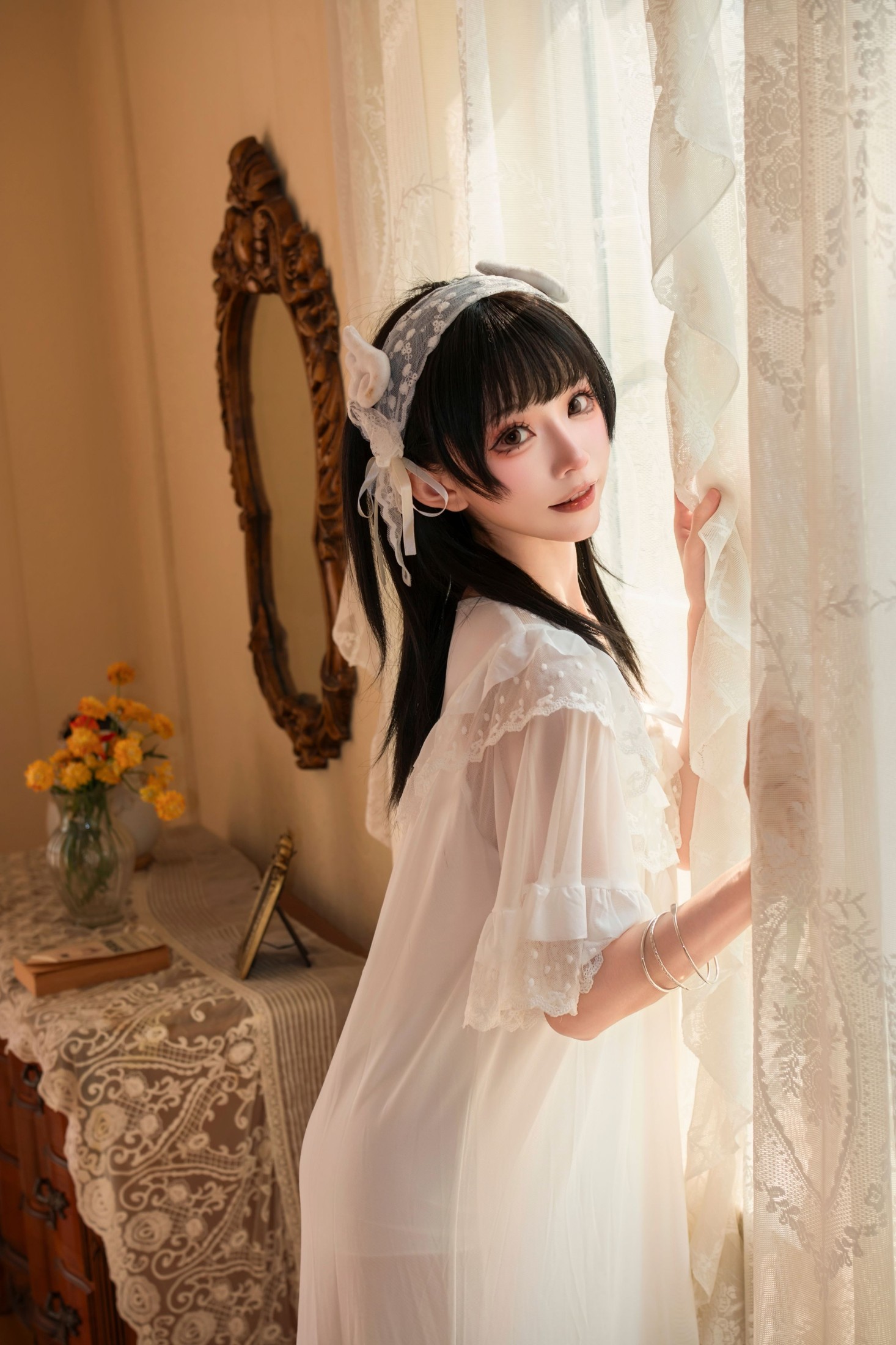 《少女的法式睡裙》[23P]-66COS