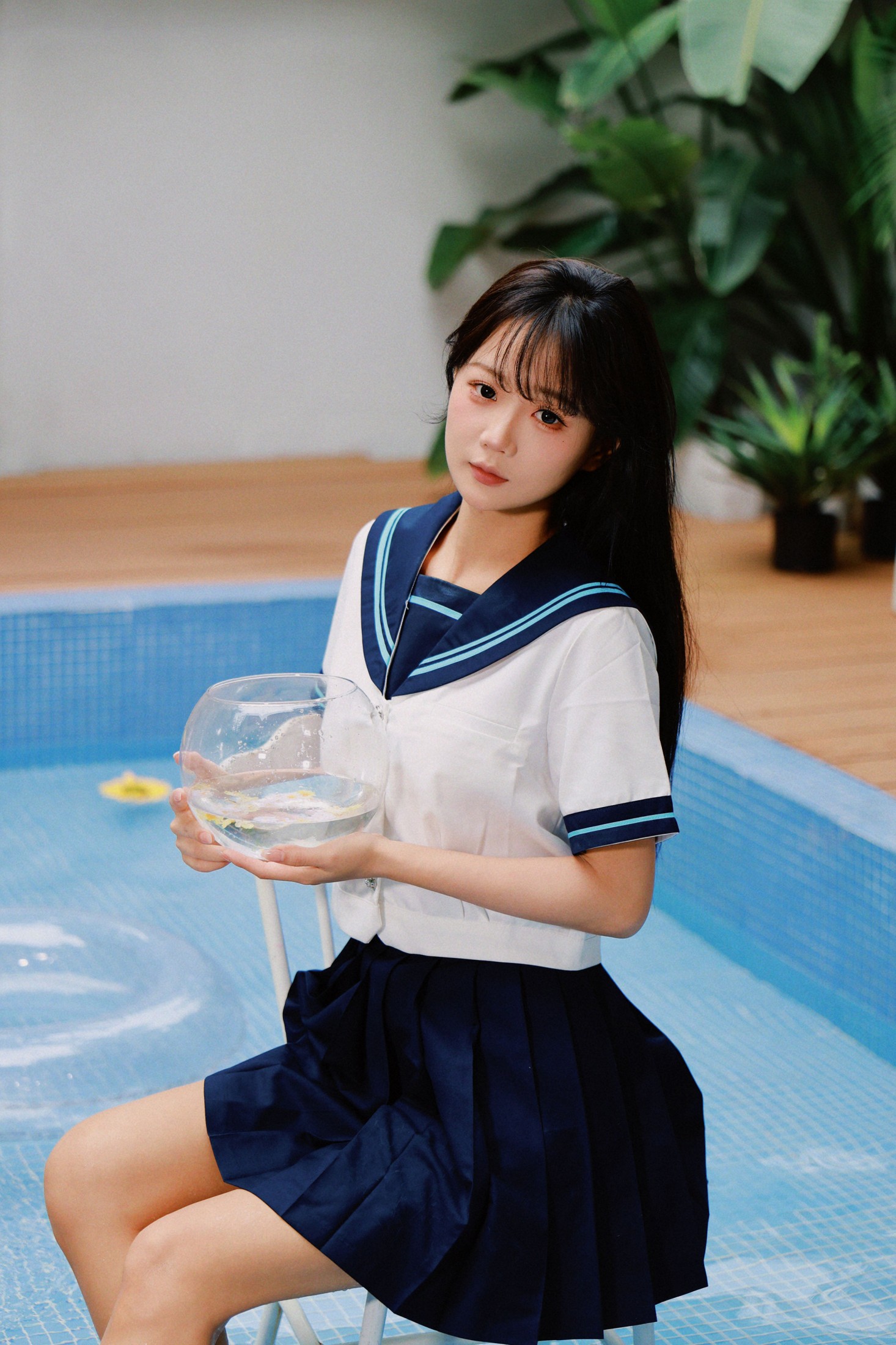 《水手服与水花，是青春的样子》[9P]-66COS