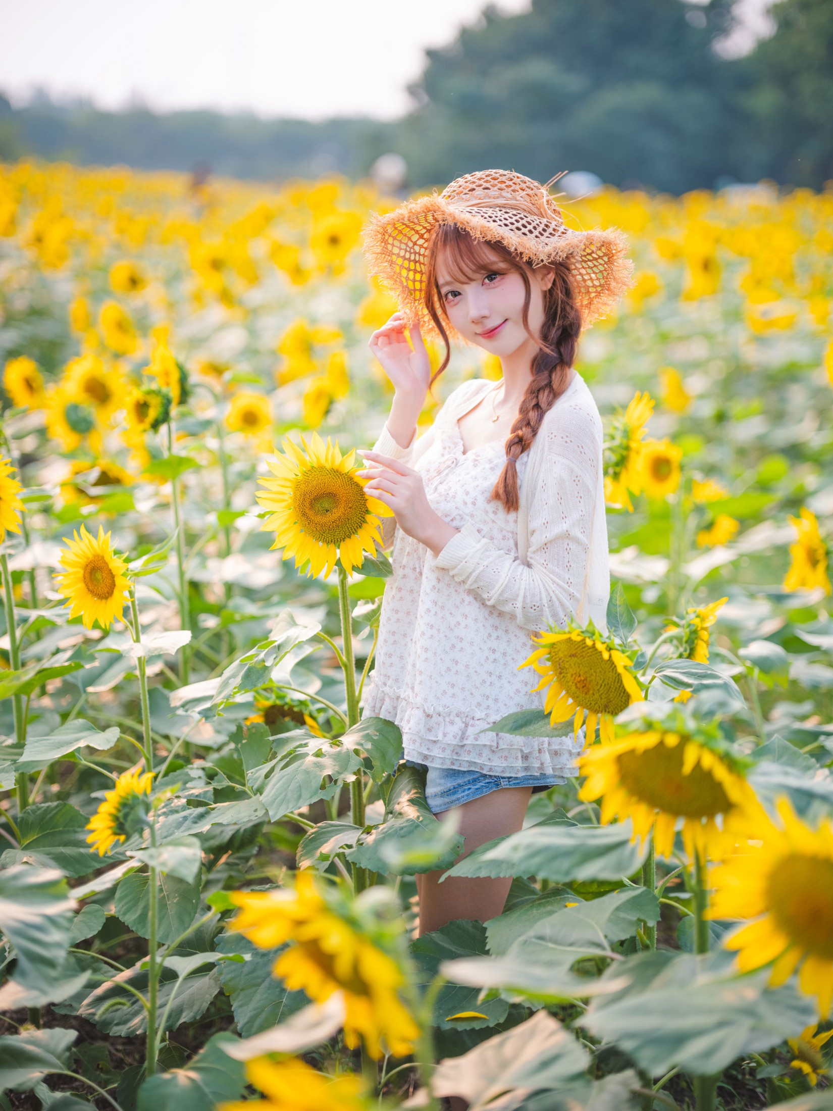 《秋日花海 少女吊带裙》[9P] 插图5