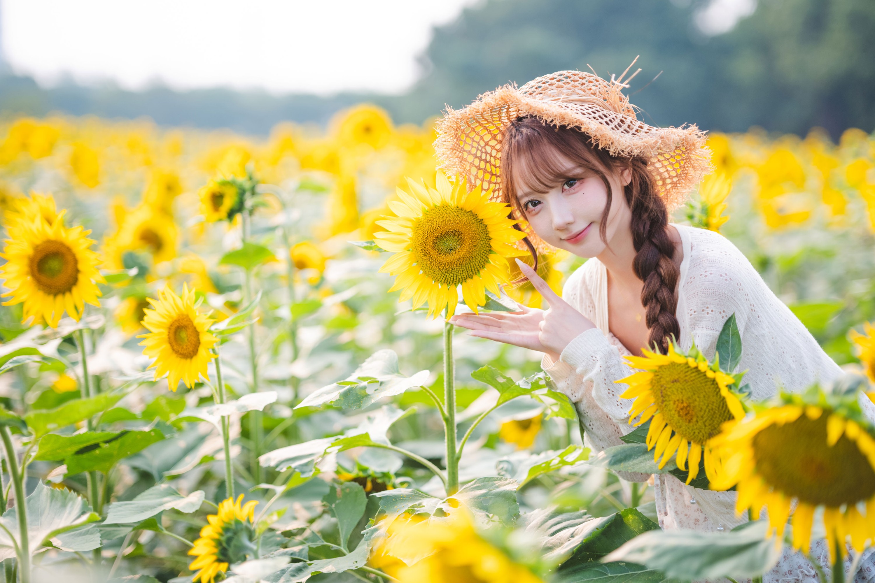 《秋日花海 少女吊带裙》[9P]-66COS