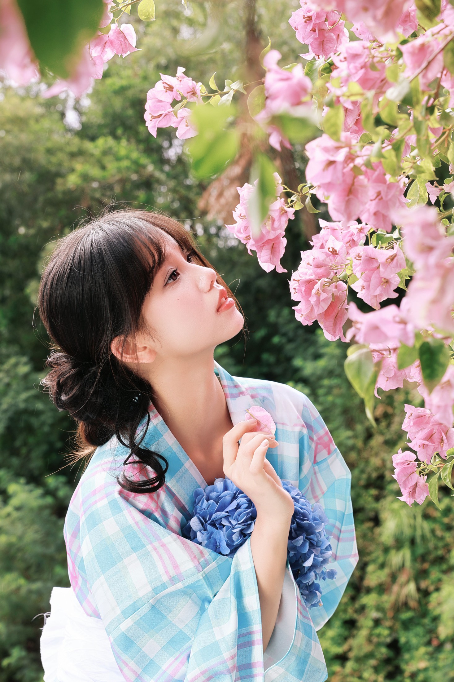 《夏花序章 | 当和服遇上三角梅，写一封蓝色的情书》[12P] 插图5